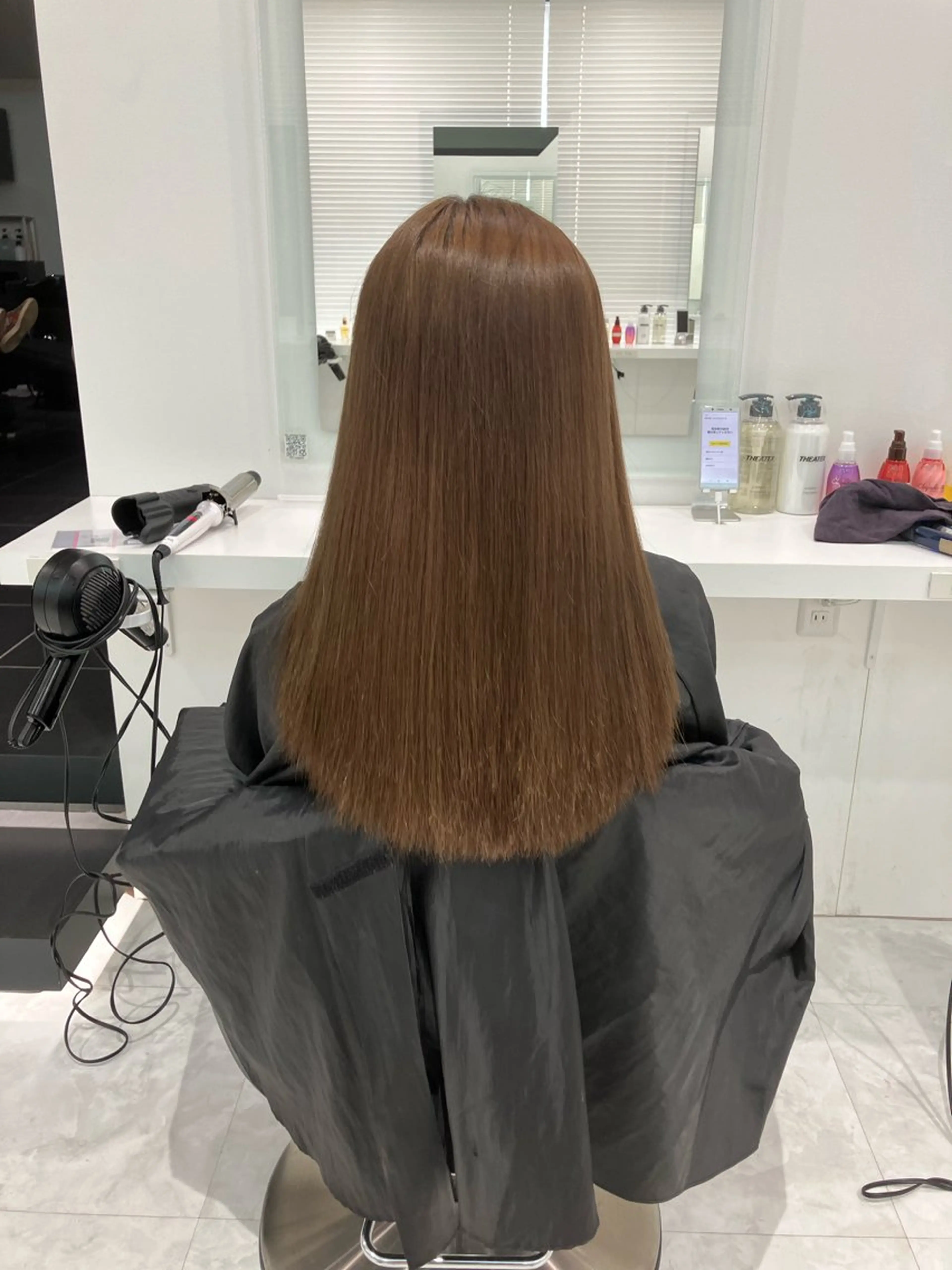 ロング カラー ヘアアレンジ 🫧透明感ラベンダー 似合わせ🫧あい🫧のヘアスタイル