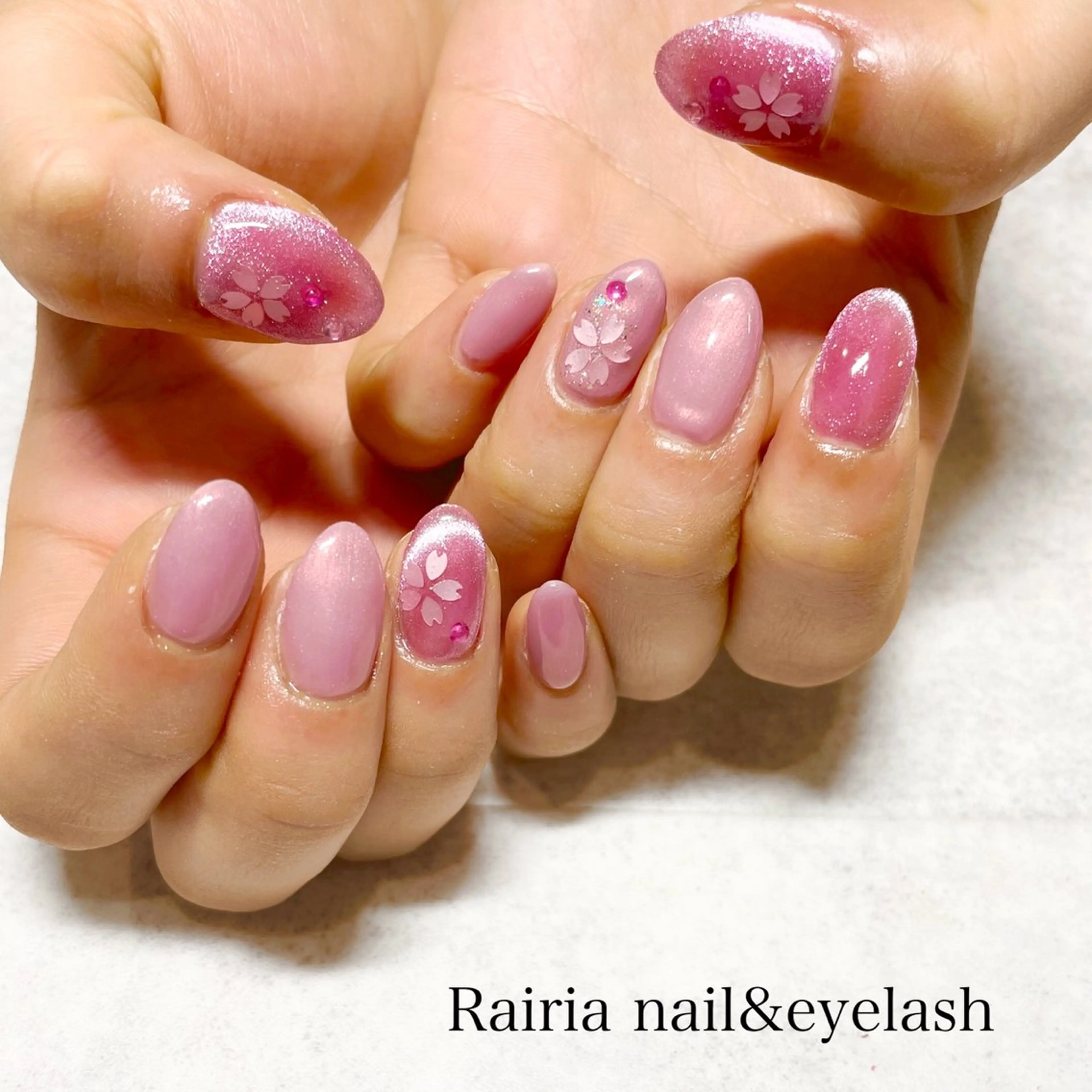 ネイル 持ち込み ハンドネイル Rairia nail&eyelash小岩店所属・Rairianail 小岩店のネイルデザイン