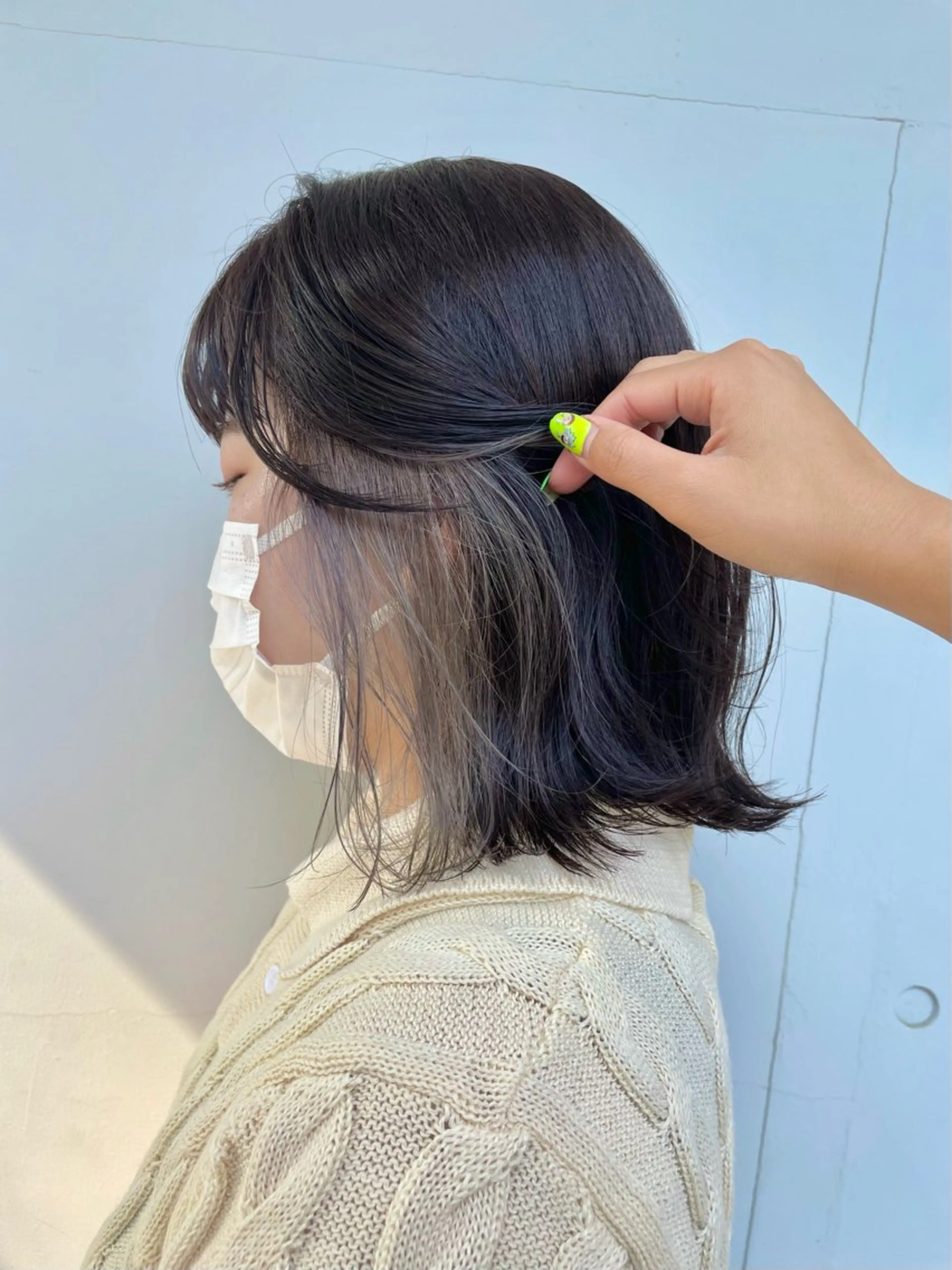 ミディアム カラー ヘアカラー 🤍透明感カラー ソメヤナナ 🤍のヘアスタイル