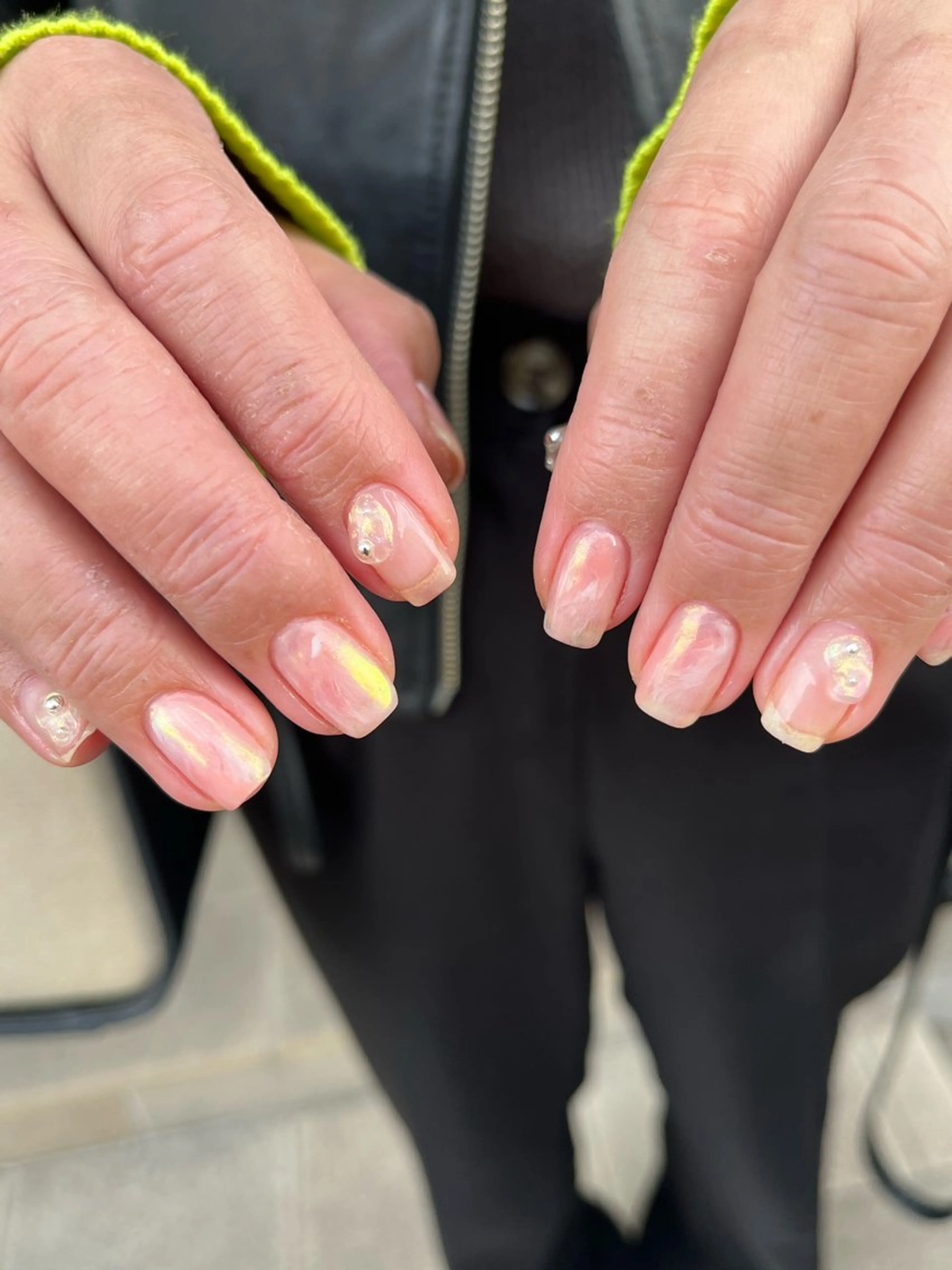 ネイル 春ネイル ハンドネイル hiyori🫧 mieuxのネイルデザイン