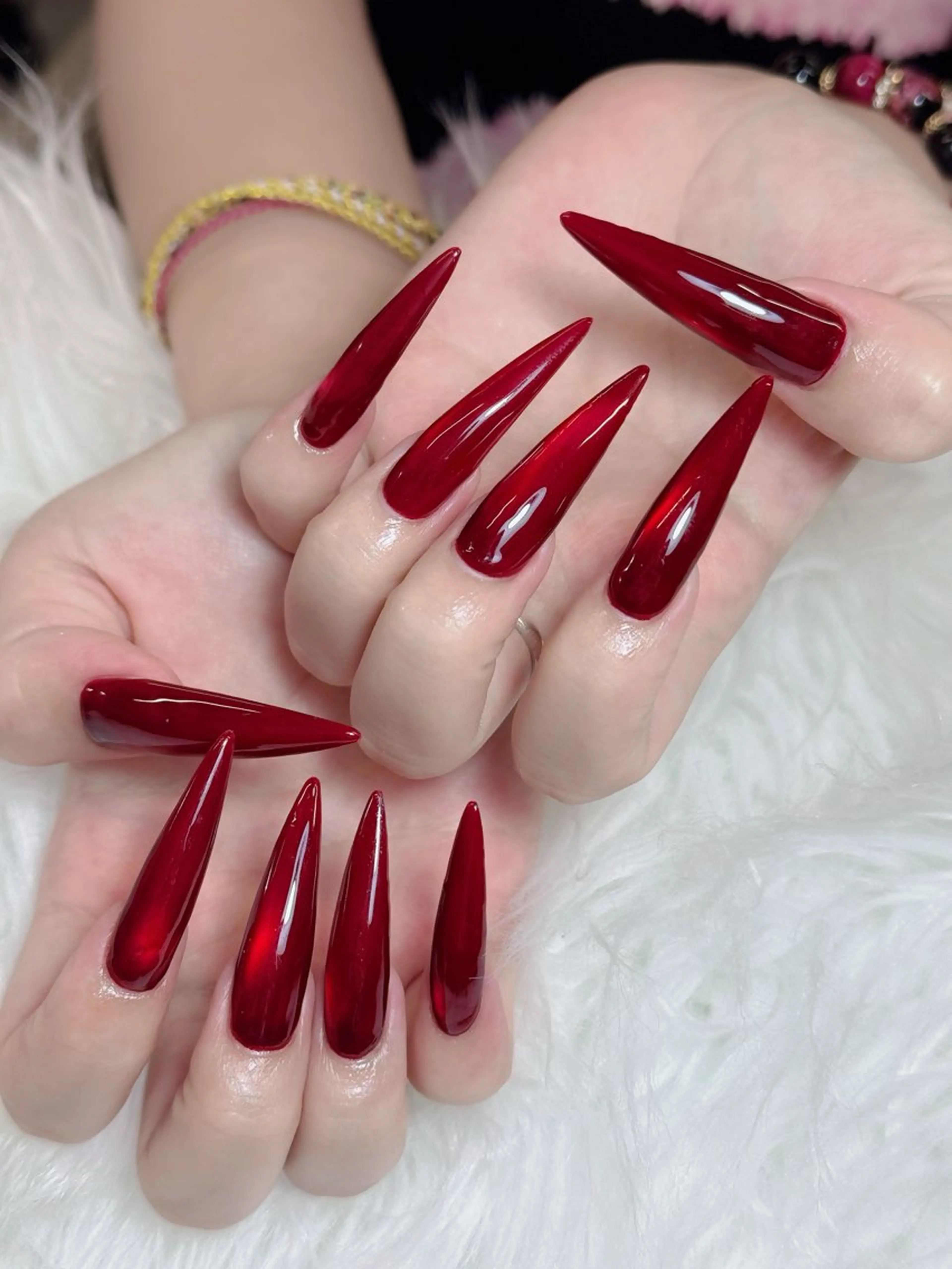 ネイル オーロラネイル チークネイル フットネイル フレンチネイル 韓国ネイル ハンドネイル Lumi Nail 新大久保3‘のネイルデザイン