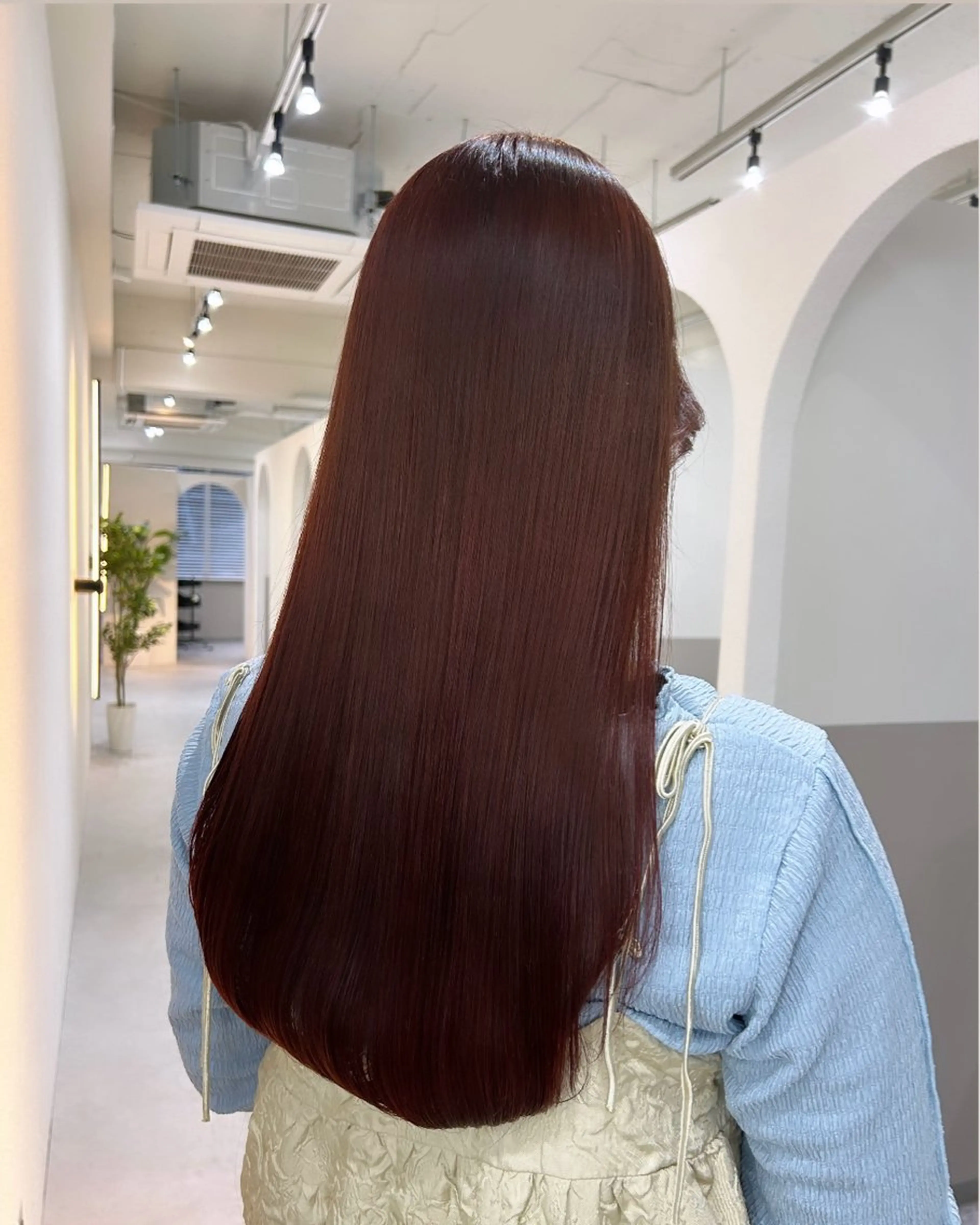 ロング カット ヘアカラー トリートメント ふわっとレイヤー‪☆ 菅原 千鶴のヘアスタイル