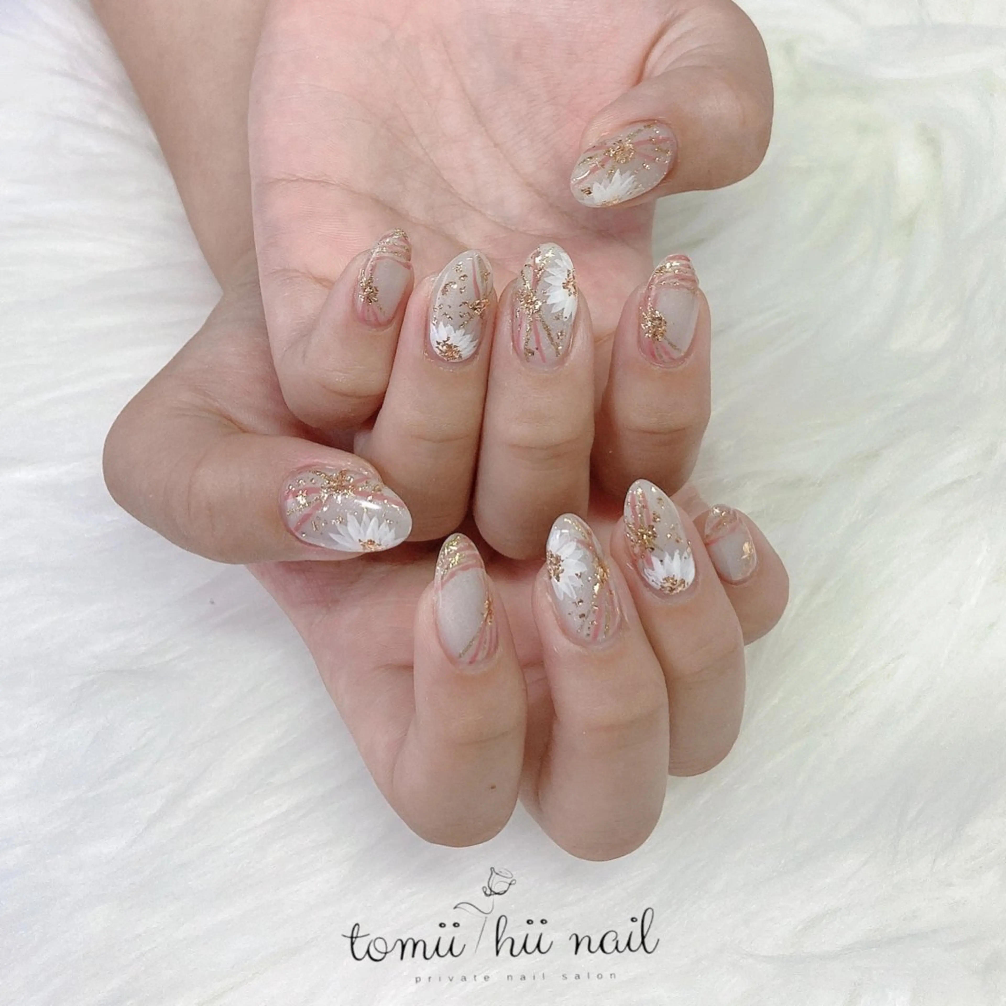 ネイル ブライダルネイル tomii-hii -nailのネイルデザイン