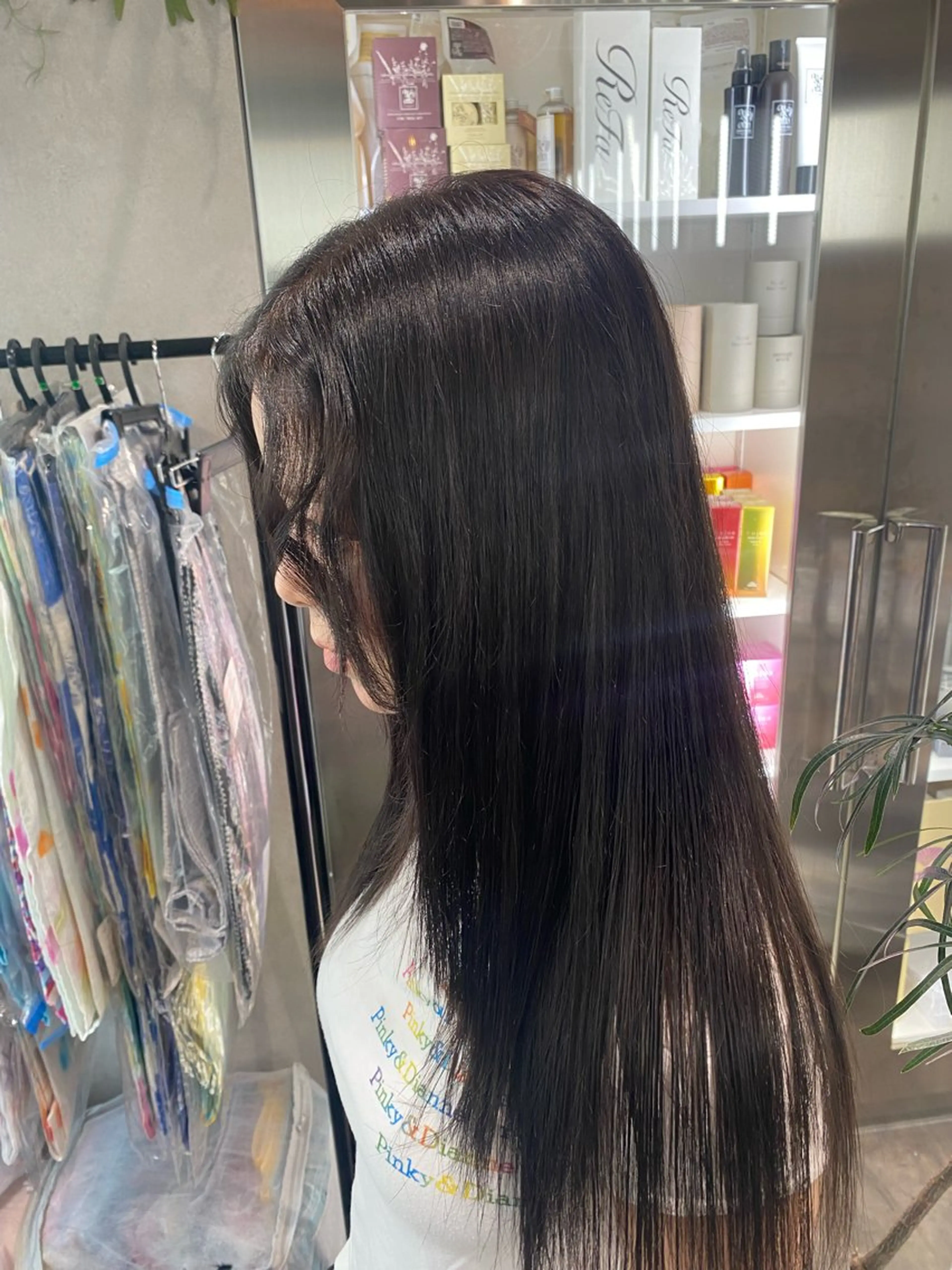 ロング カラー ブラウンカラー ヘアカラー 透明感カラー💖 耳ツボ💎まりなのヘアスタイル