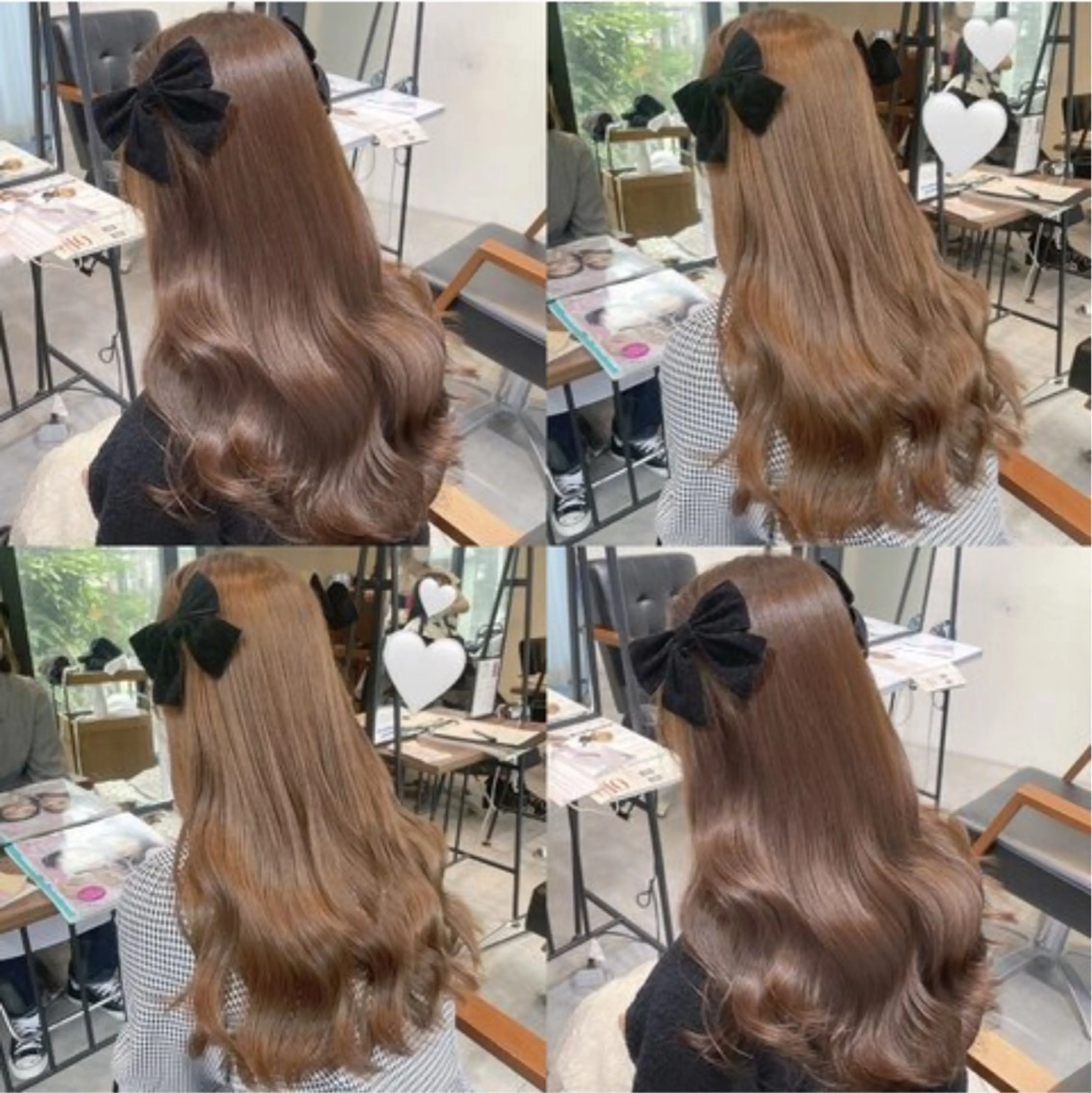 ロング 艶カラー/羽エクステ サラサ💟のヘアスタイル