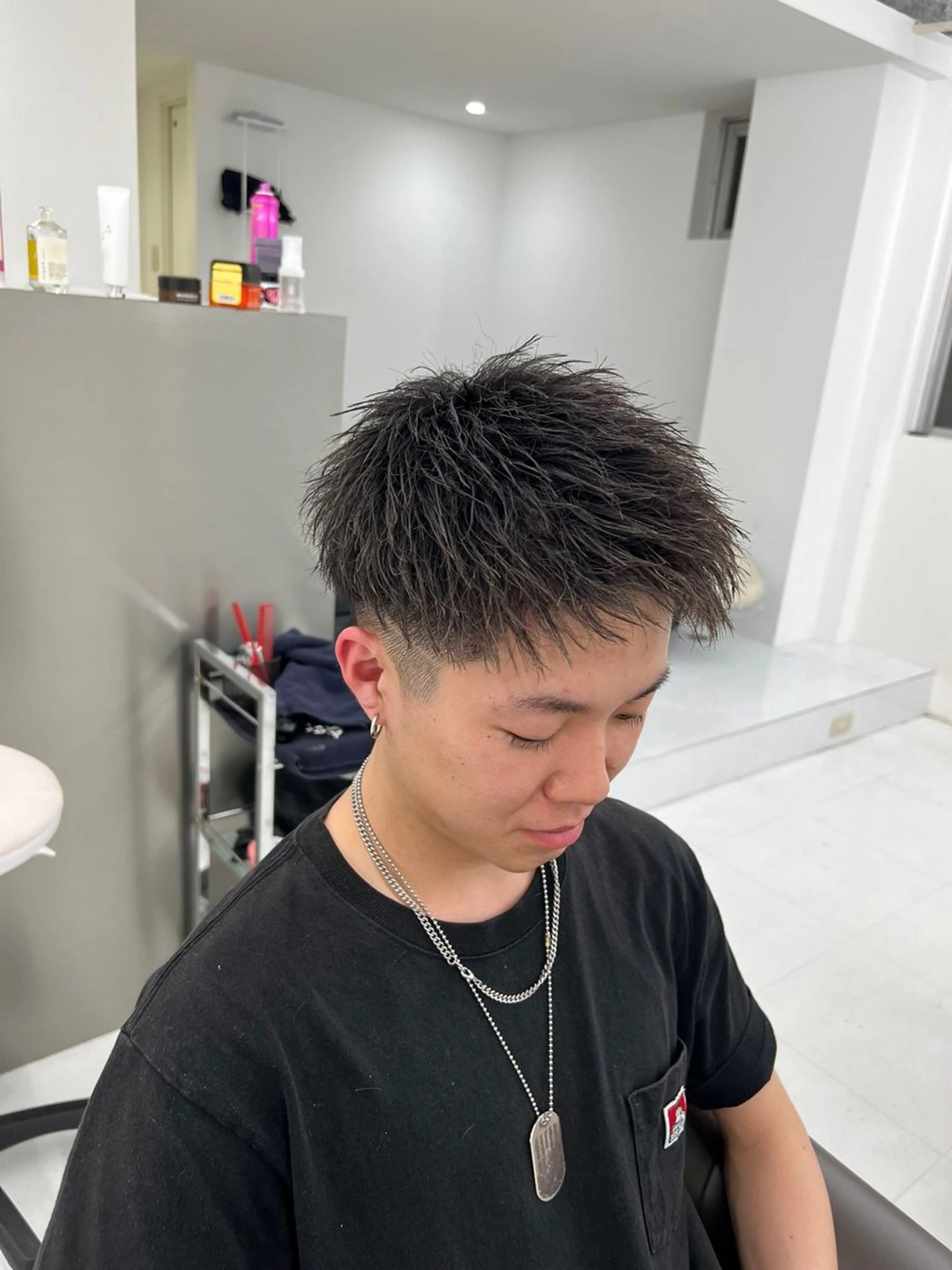 ショート era本店所属・笹尾 陸/era本店 メンズ短髪系美容師のヘアスタイル