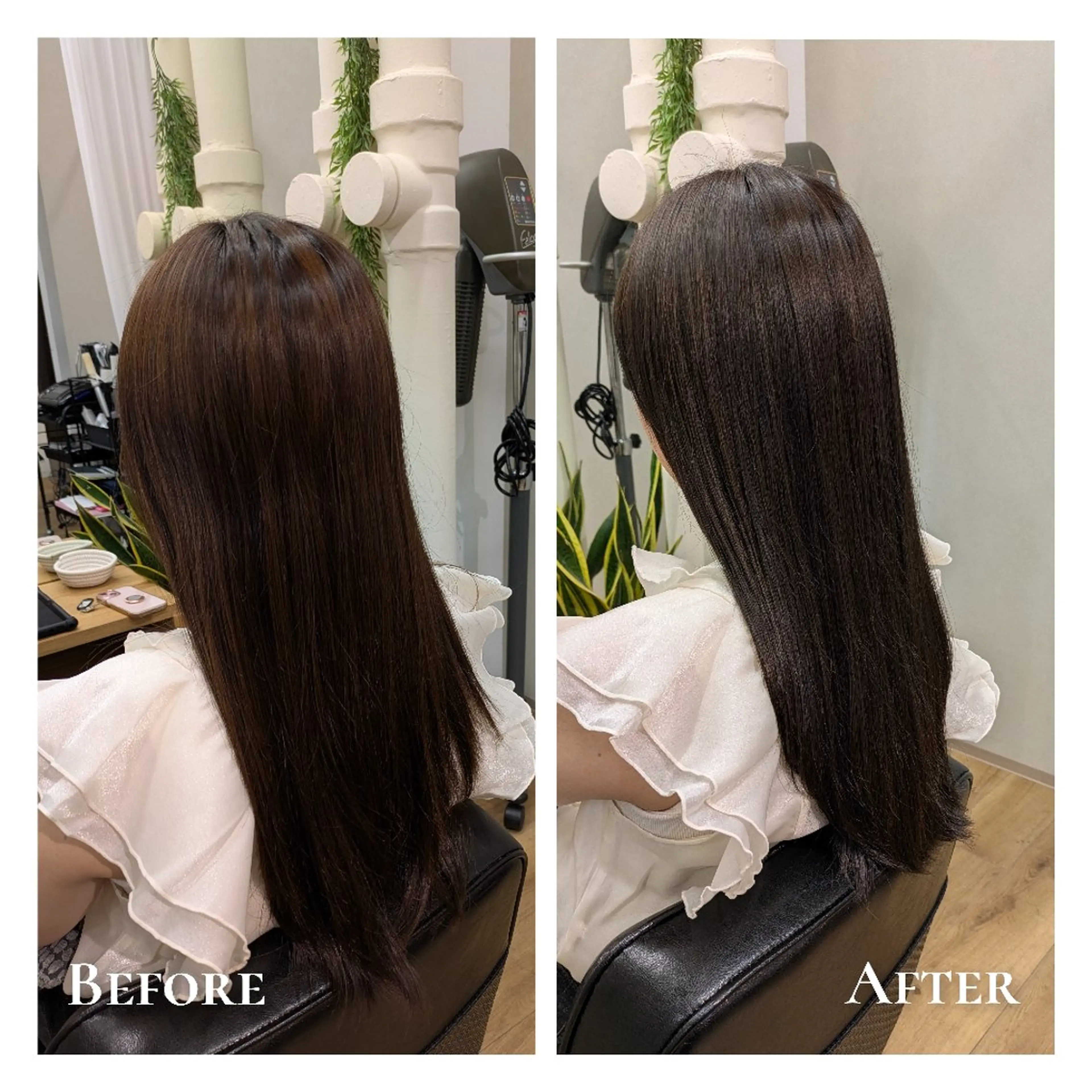 カラー グレージュ オリーブグレージュ オリーブグレー ヘアカラー トリートメント Cafu hair Tachi所属・有馬 葵のヘアスタイル