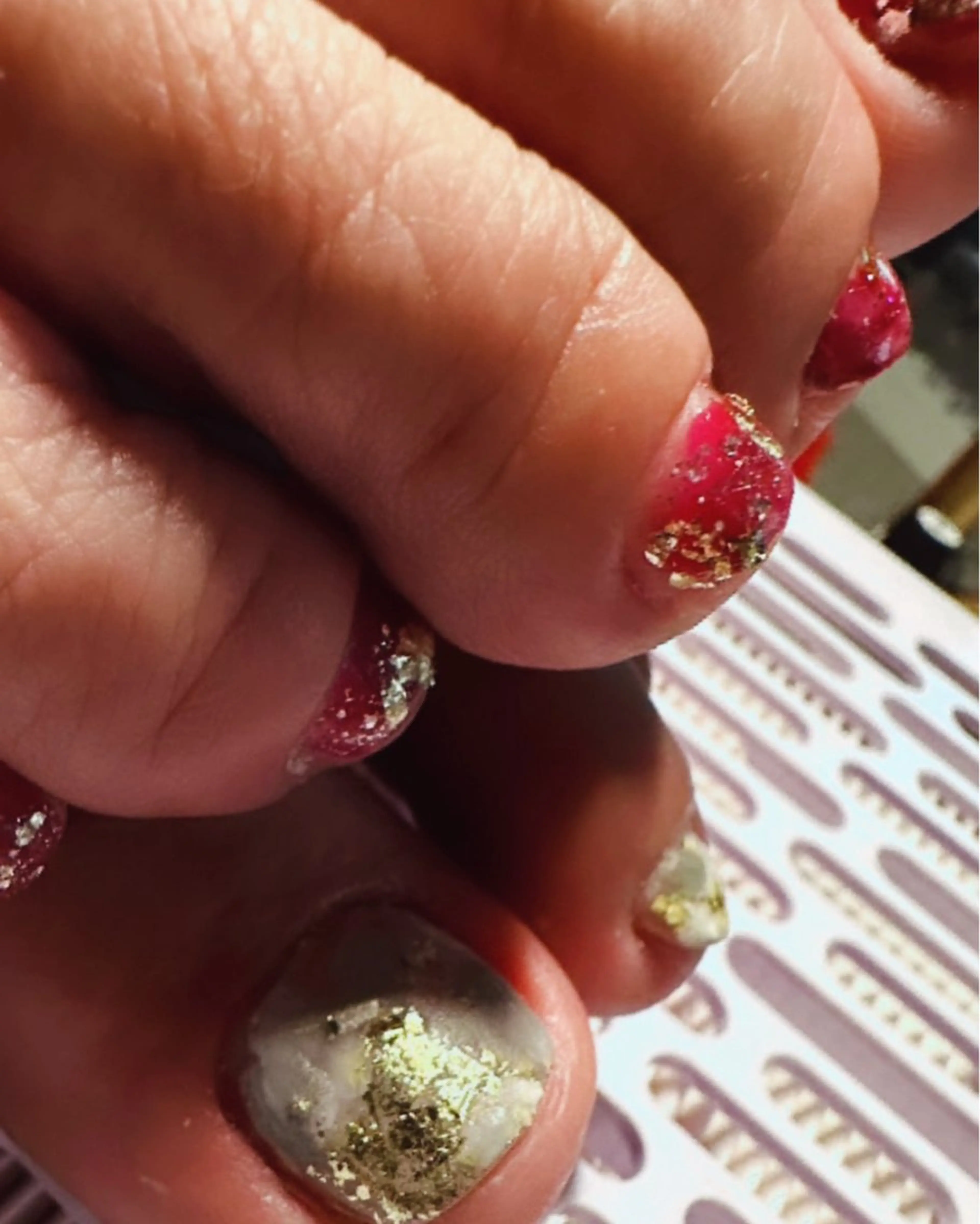 ネイル ニュアンスネイル YOKOSUKA⚓️ KIRaRa💅のネイルデザイン