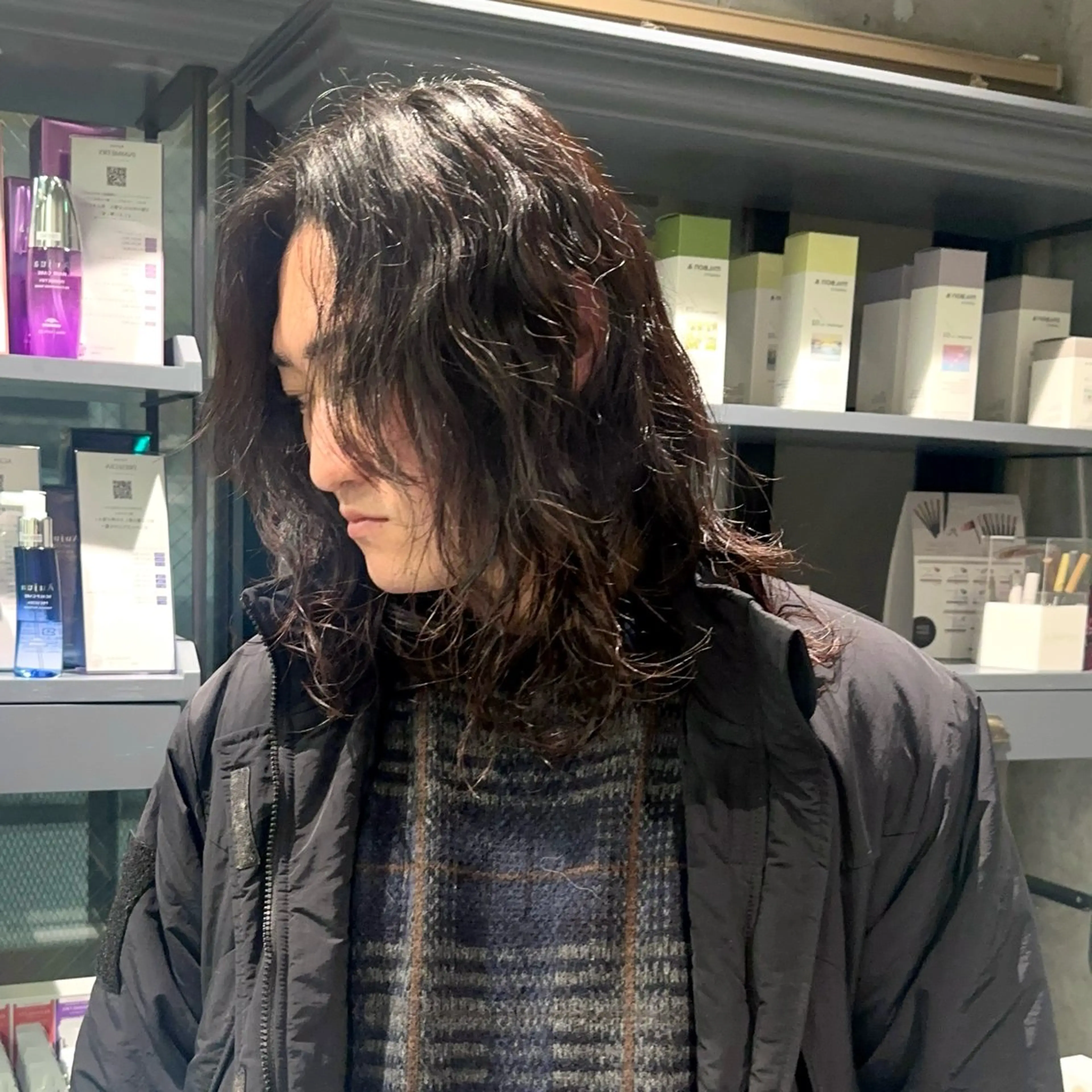 パーマ メンズ カット パーマ yui 🎀 Men's 特化のヘアスタイル