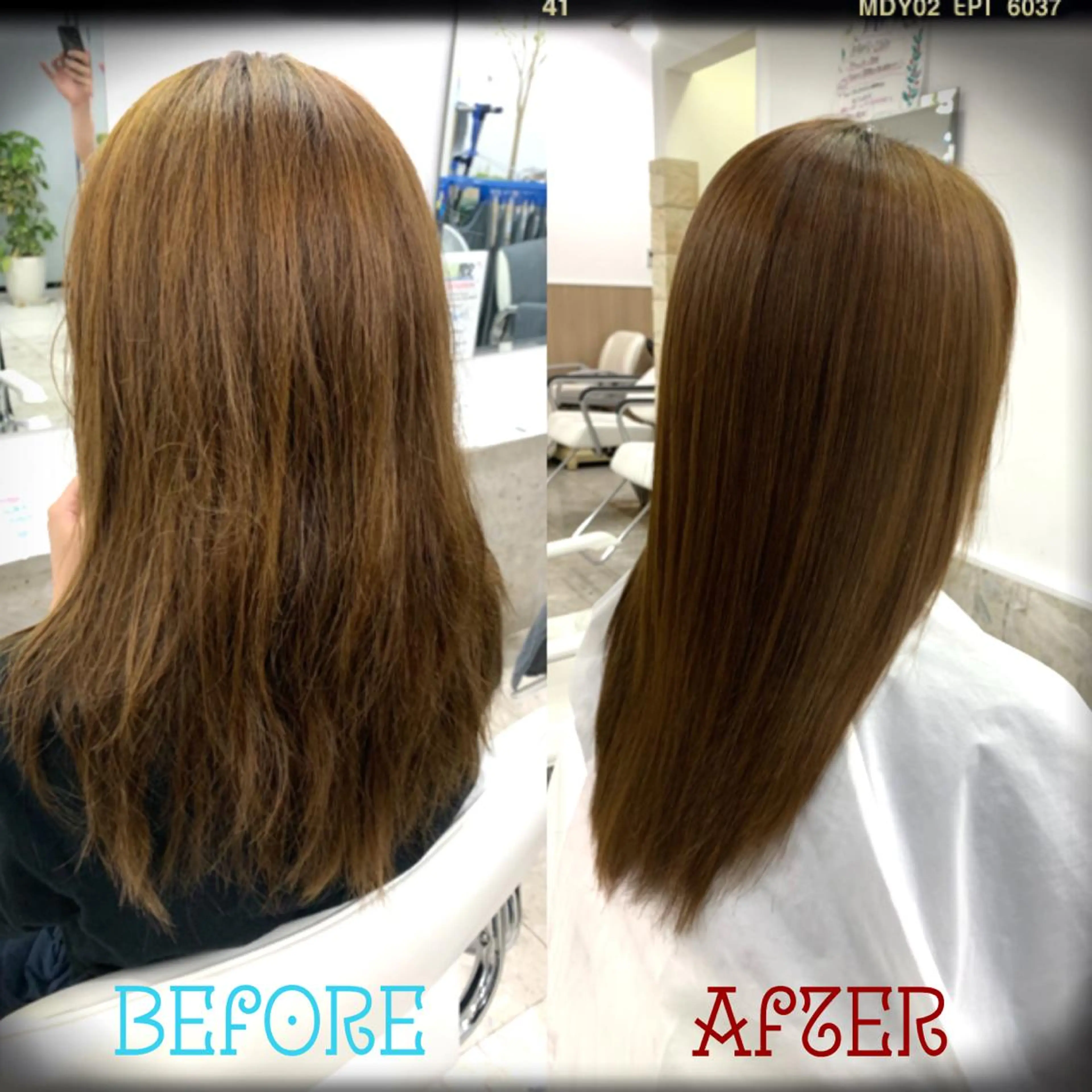 ロング アッシュ 髪質改善 トリートメント 酸熱トリートメント 相武台ショート特化 💐川崎希💐のヘアスタイル