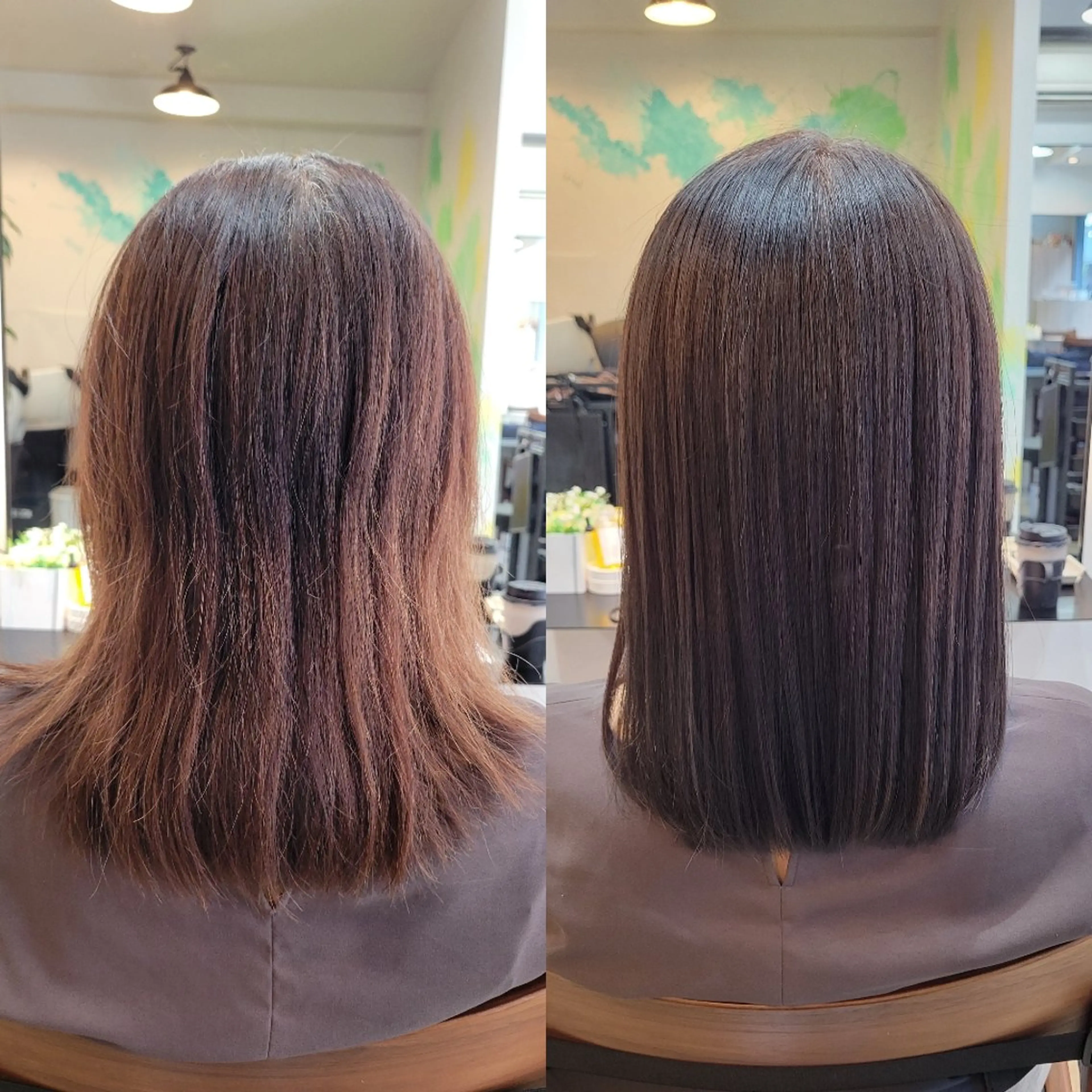 ミディアム カラー 髪質改善 トリートメント ヘアカラー トリートメント Beauty Salon Link所属・野村 果音(カノン)のヘアスタイル