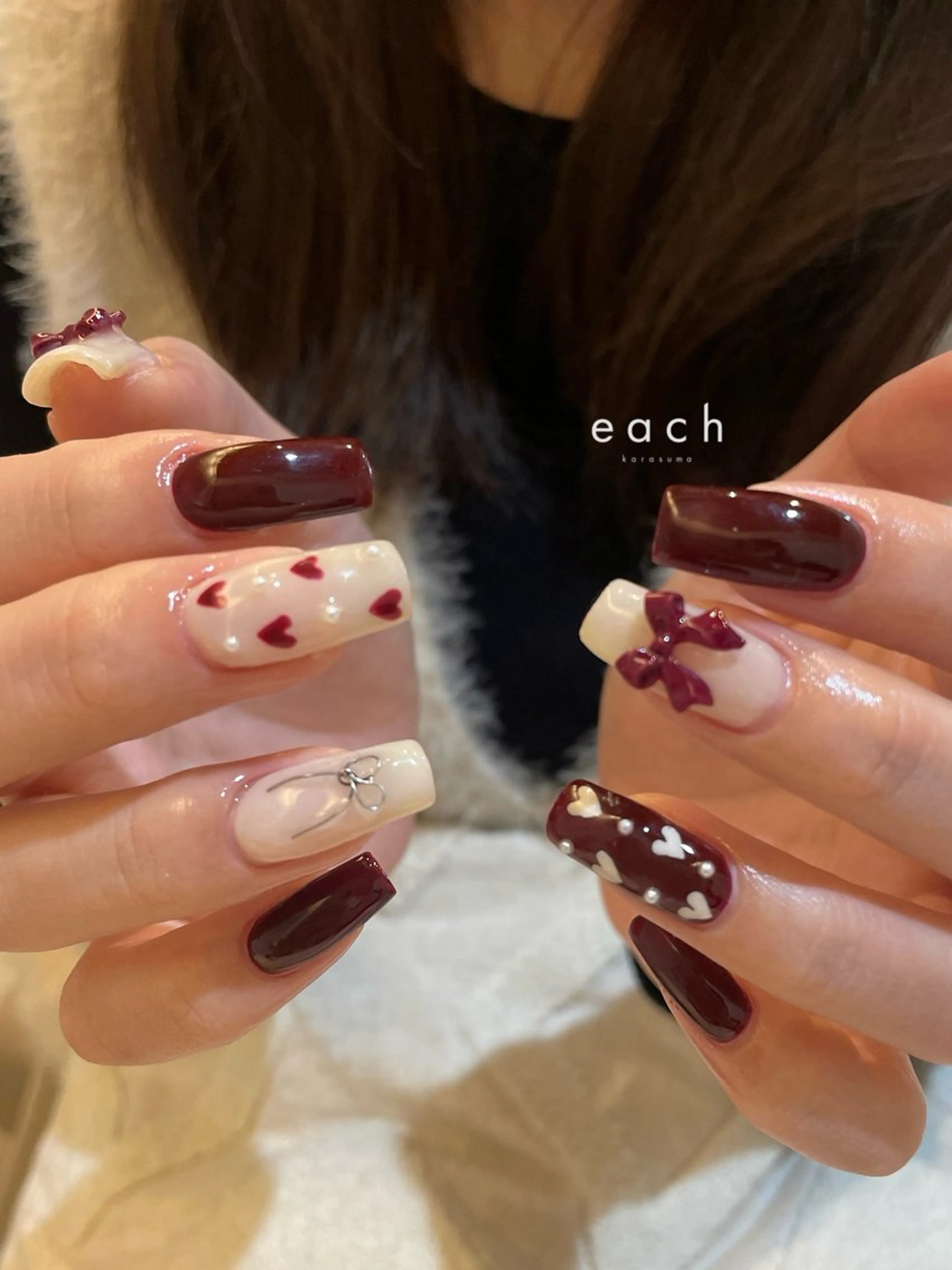 ネイル ハンドネイル each lucaのネイルデザイン