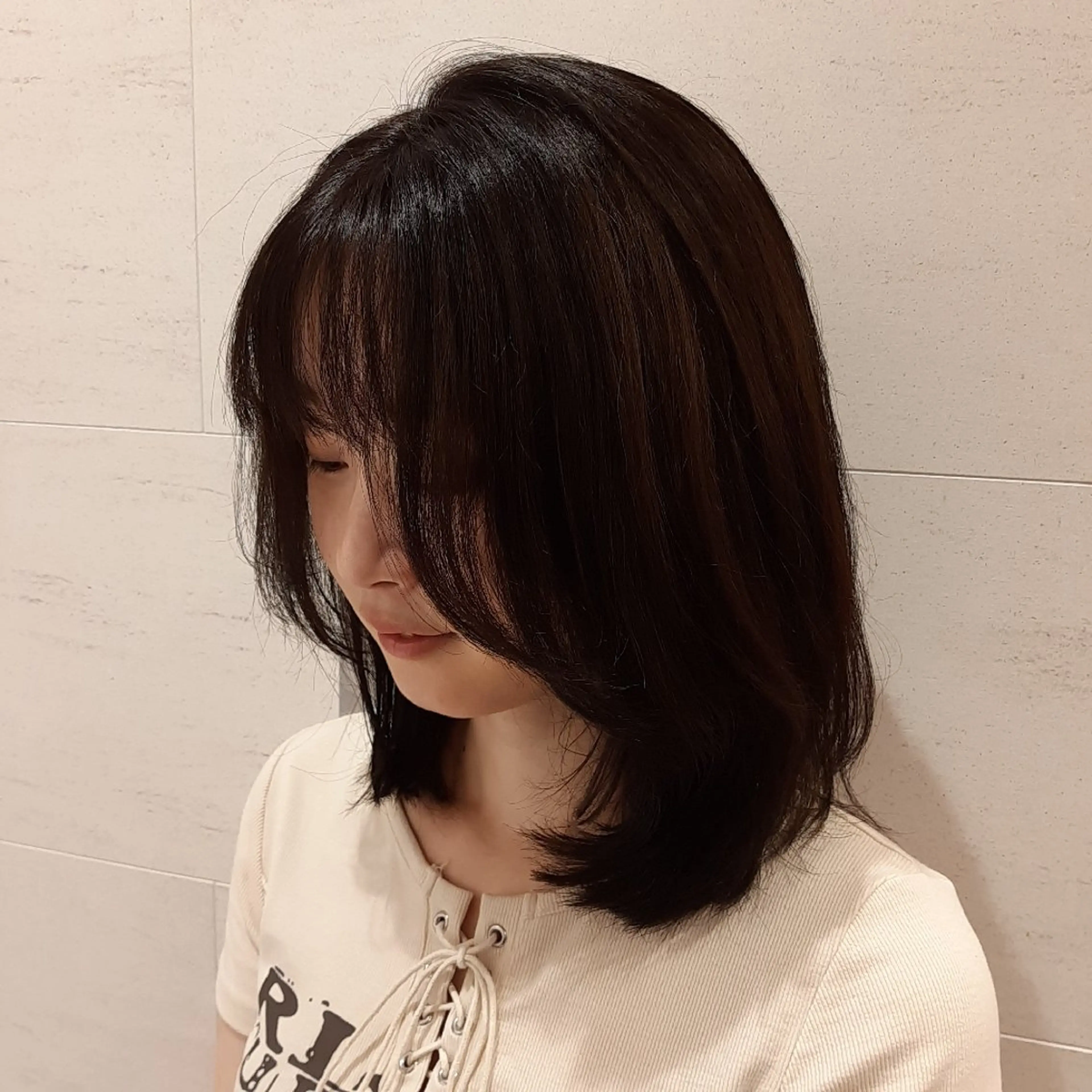 ミディアム カラー レナーク・ソワン やすこのヘアスタイル