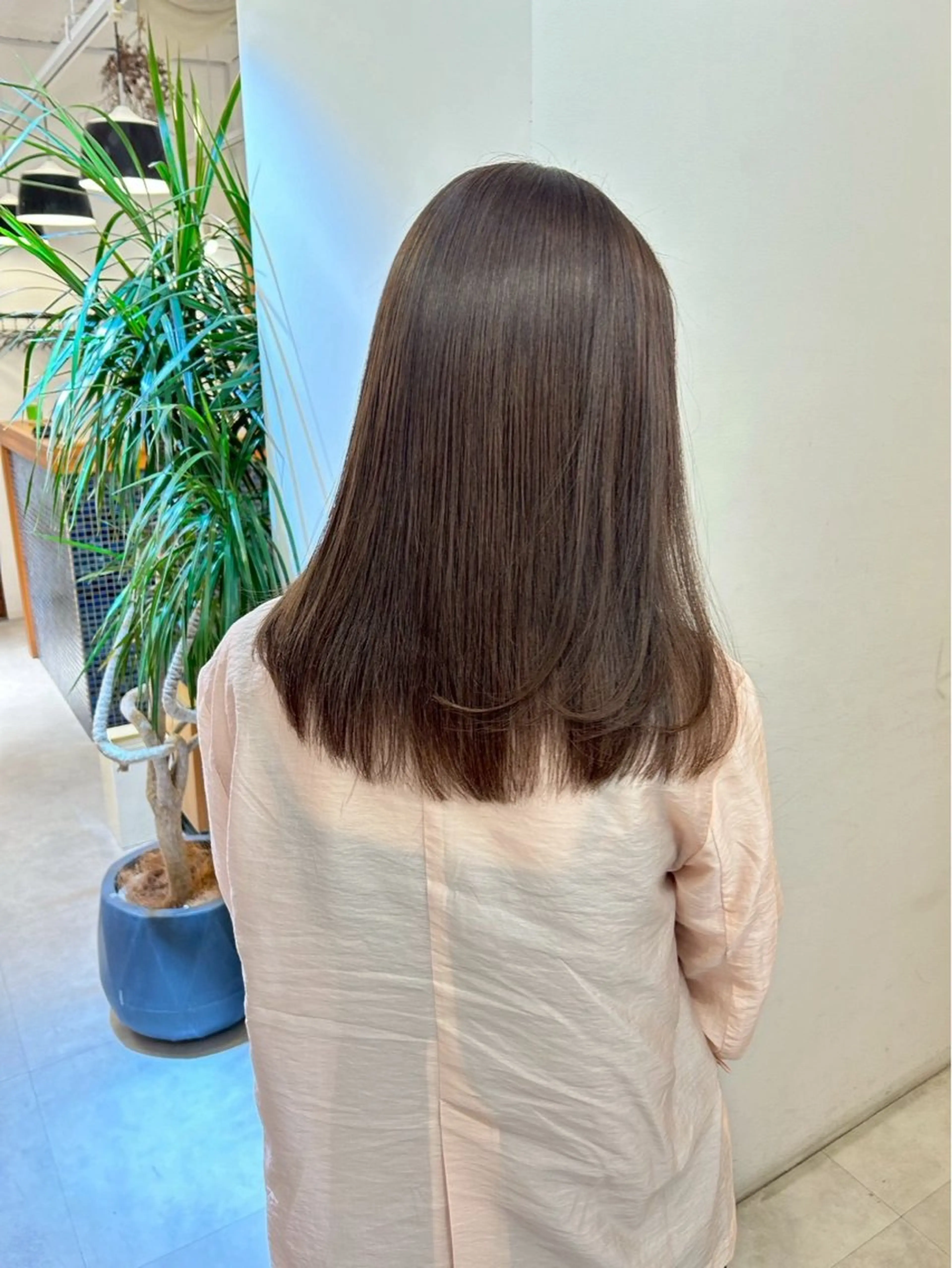 ミディアム カラー ブラウンカラー ヘアカラー ヴェリーテ所属・🩶仙台/ワンカラー /えれな🩶のヘアスタイル