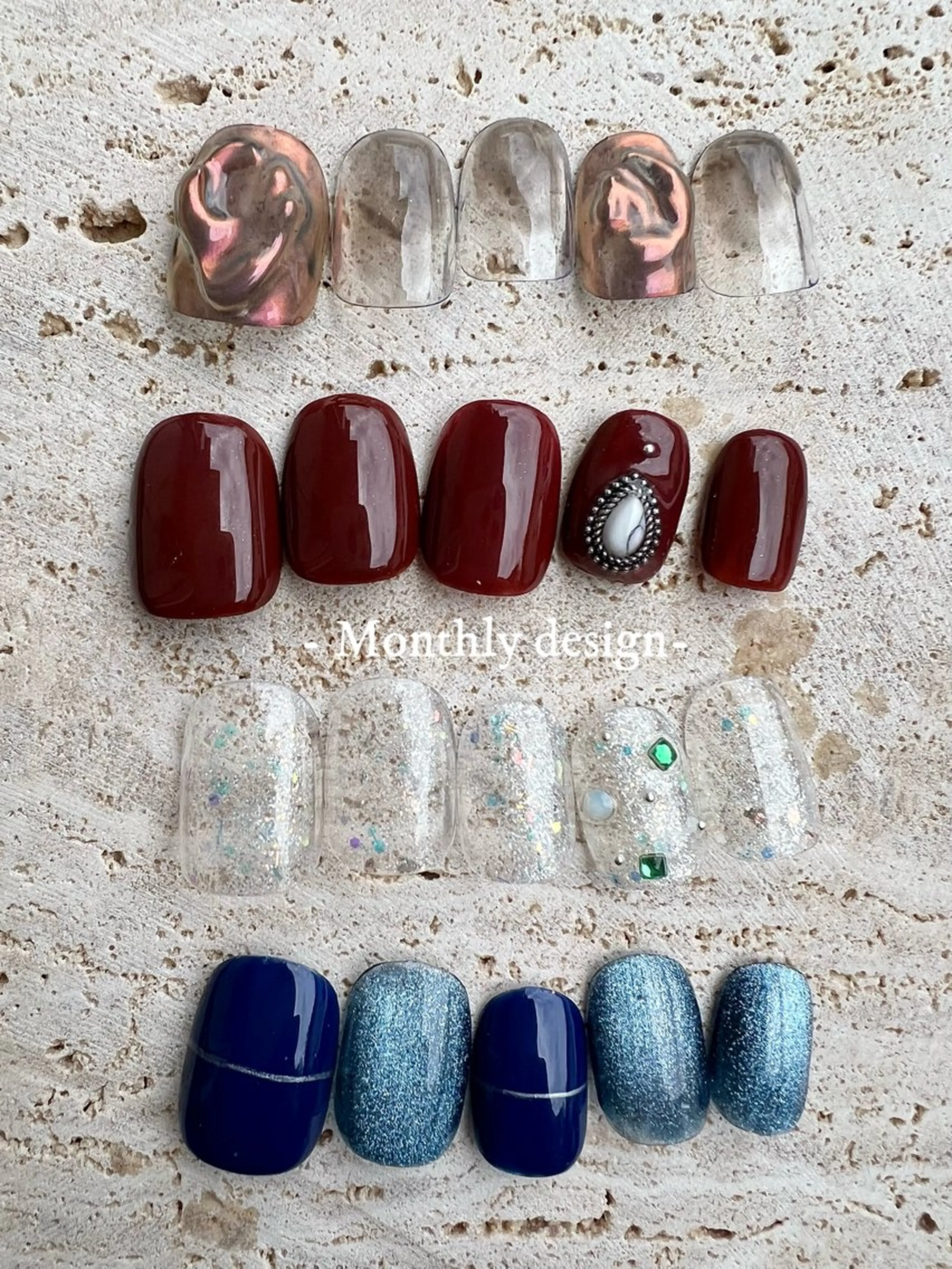 ネイル ハンドネイル フットネイル AURA nailartのネイルデザイン