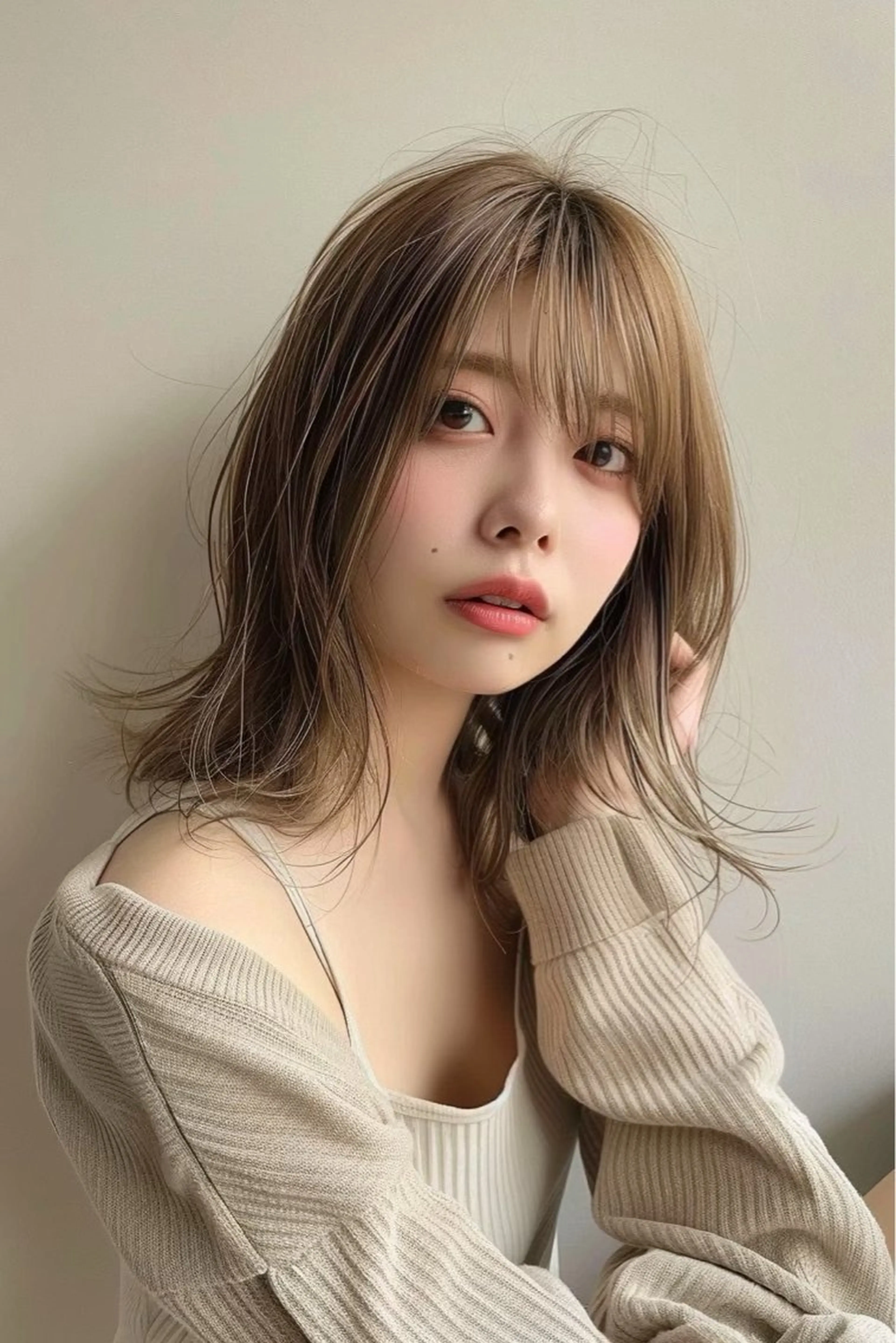 ミディアム カラー カット ヘアカラー トリートメント 12月9日限定 クーポン有/YUTOのヘアスタイル