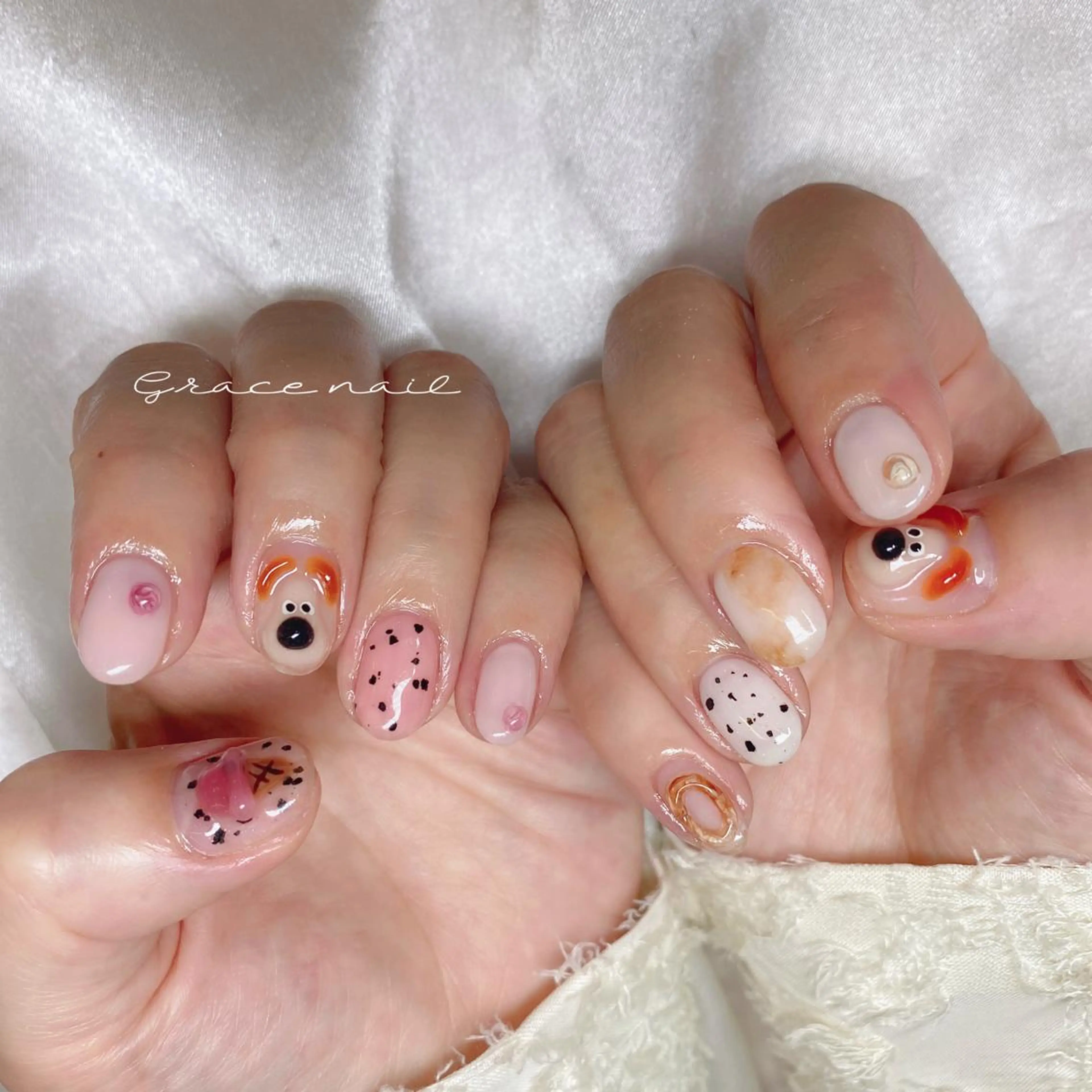 ネイル ハンドネイル ☆*｡Grace Nail｡*☆のネイルデザイン