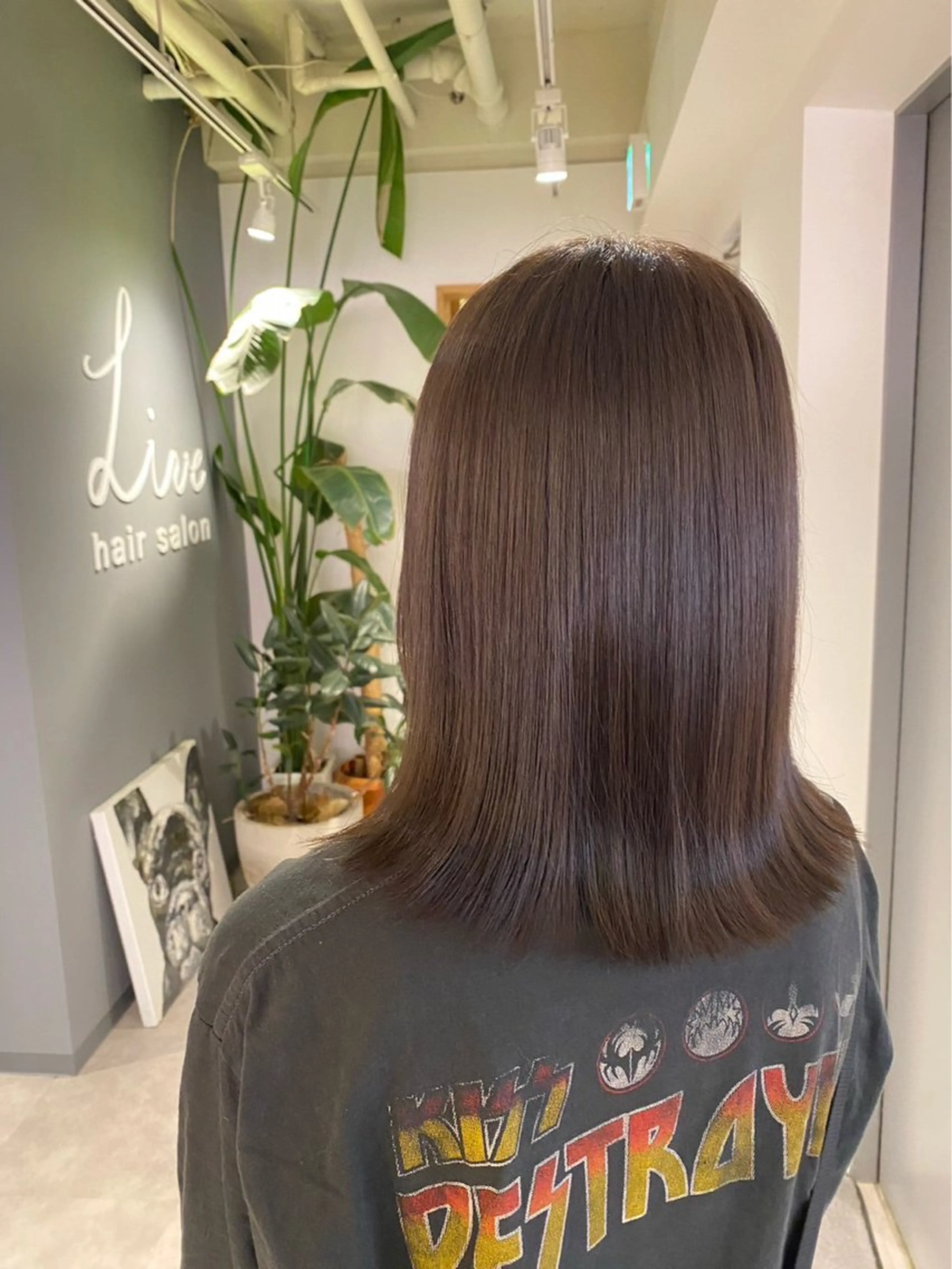 ミディアム カラー りせ 🧸𖤐久米川のヘアスタイル