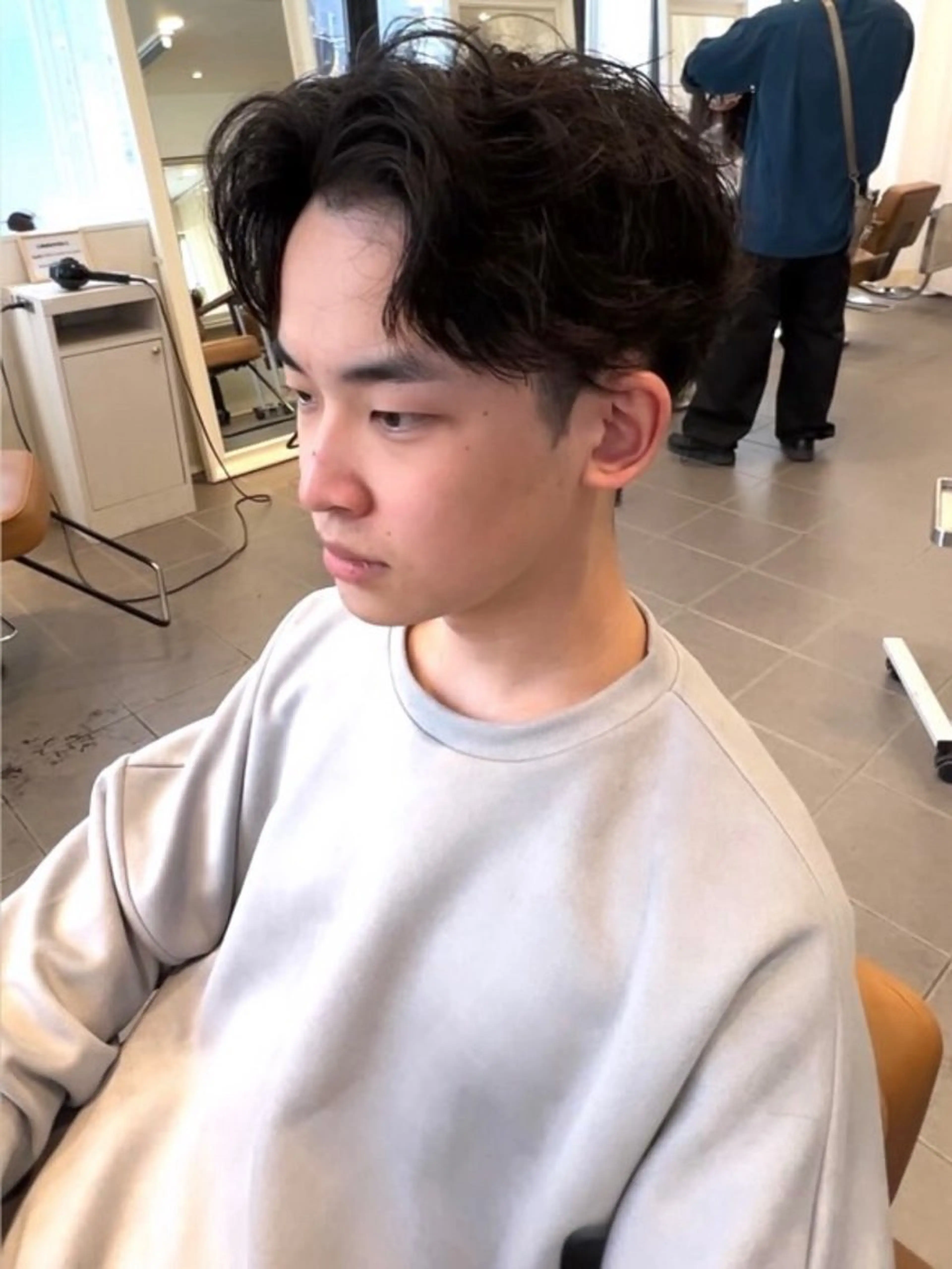ショート パーマ メンズ ✄ touma ✄﻿ BASSAのヘアスタイル