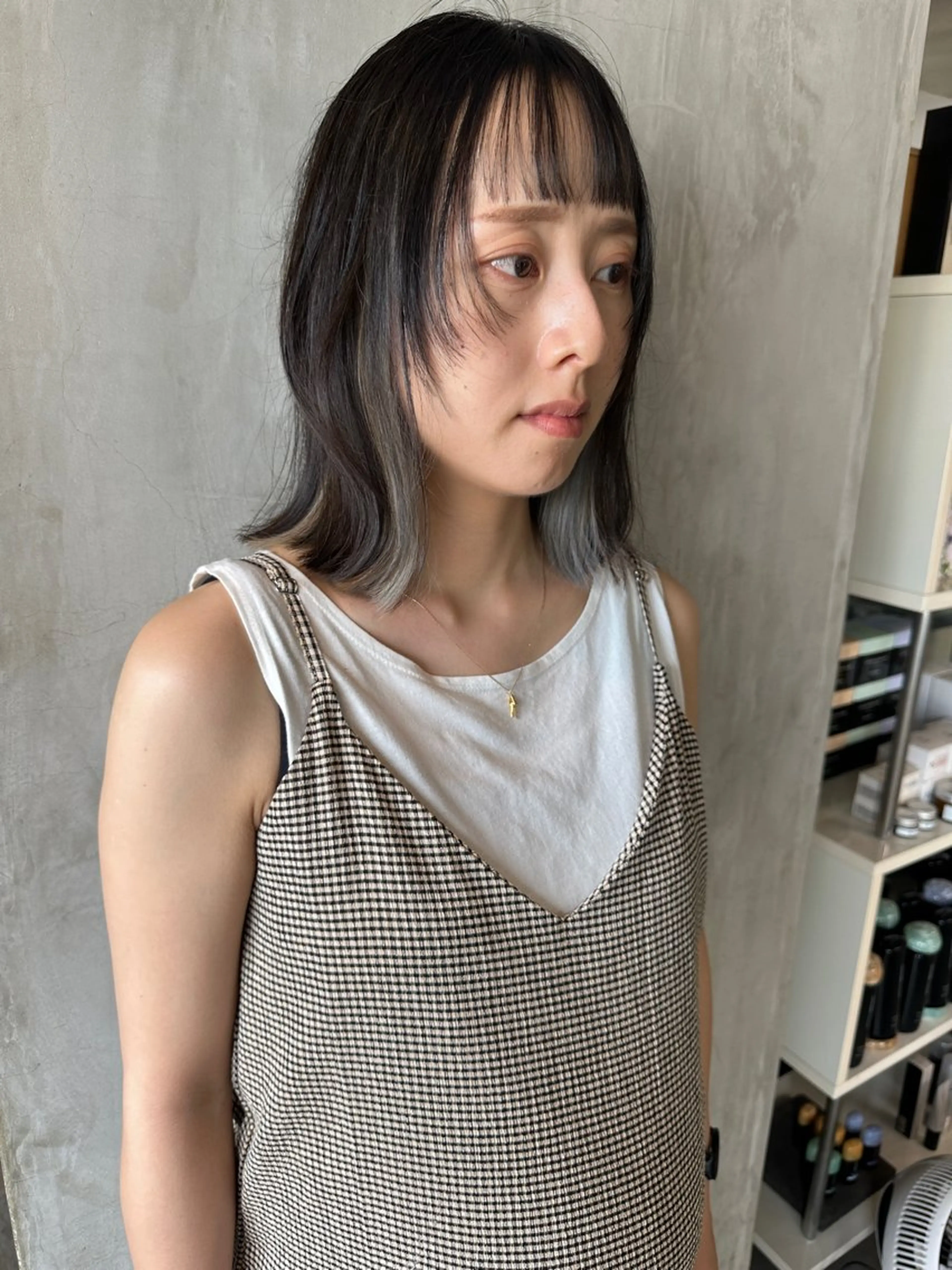 ショート カラー ヘアアレンジ インナーカラー カット ヘアカラー トリートメント ヘアセット stylist/蛯谷 珠里のヘアスタイル