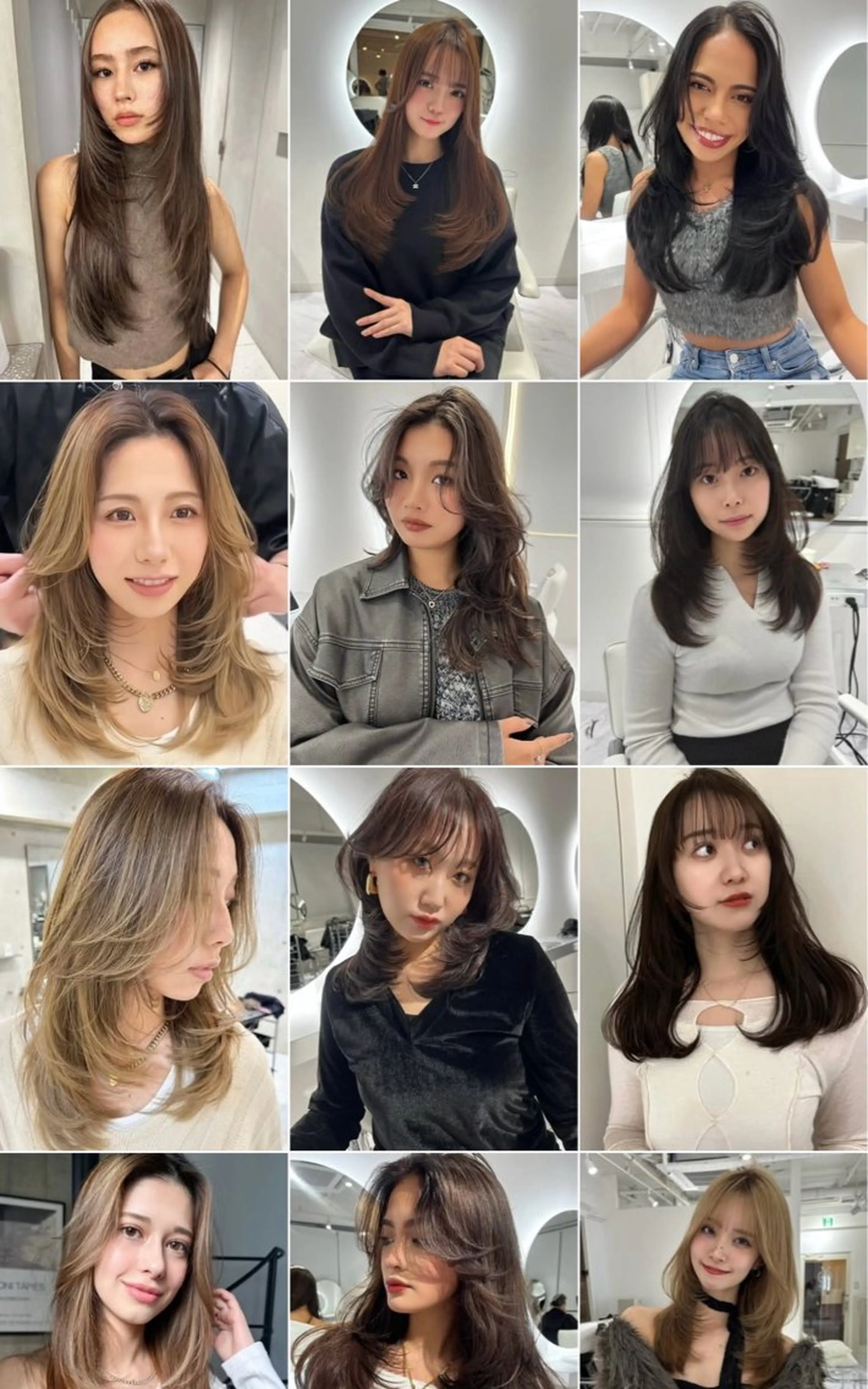 ロング 山下 翔のヘアスタイル