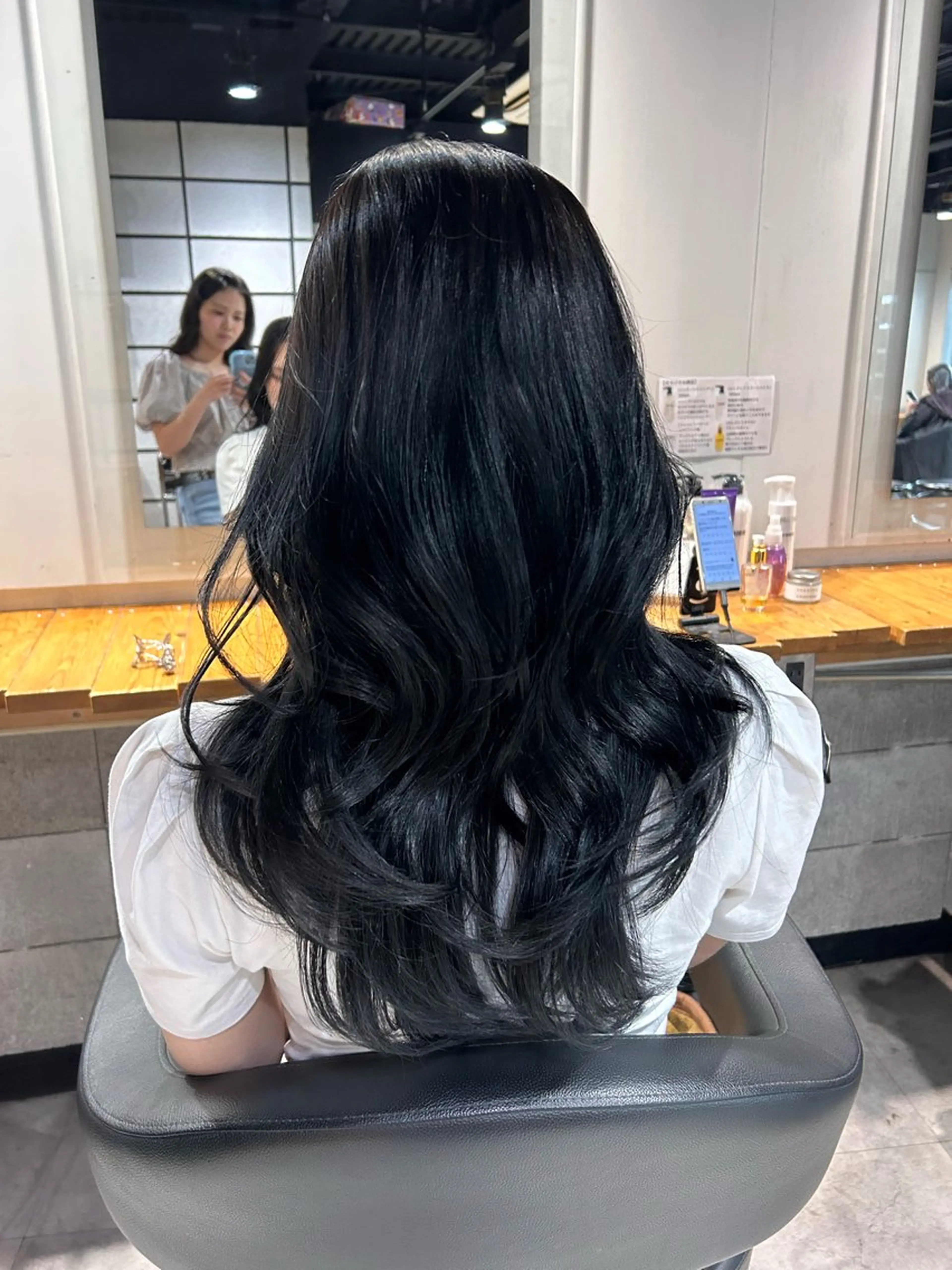 ロング カット ヘアカラー ヘッドスパ 韓国Style♡ Nanami🇰🇷のヘアスタイル