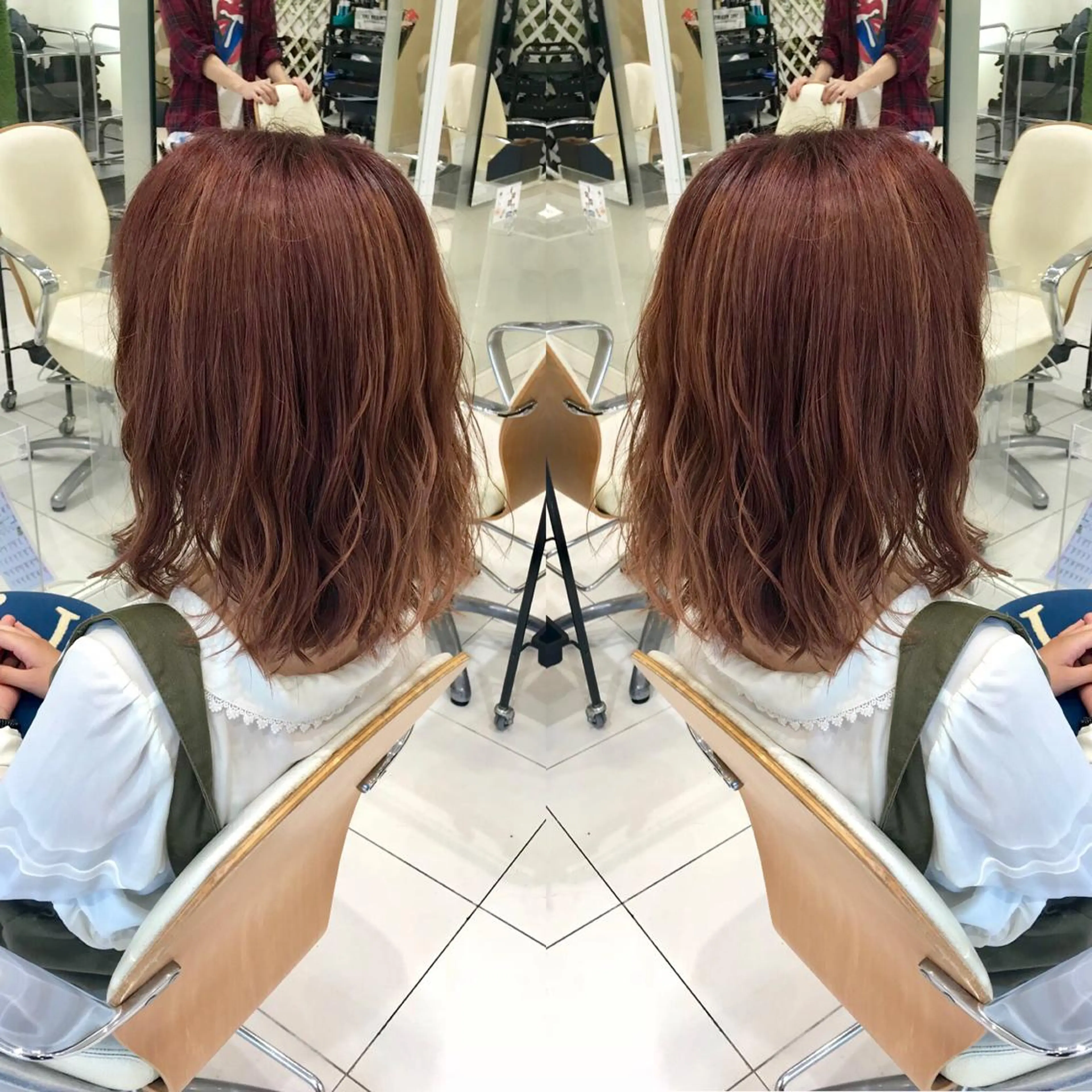 ミディアム カラー ハイトーンカラー カット トリートメント D.log 大和西大寺店所属・川崎 雅大のヘアスタイル