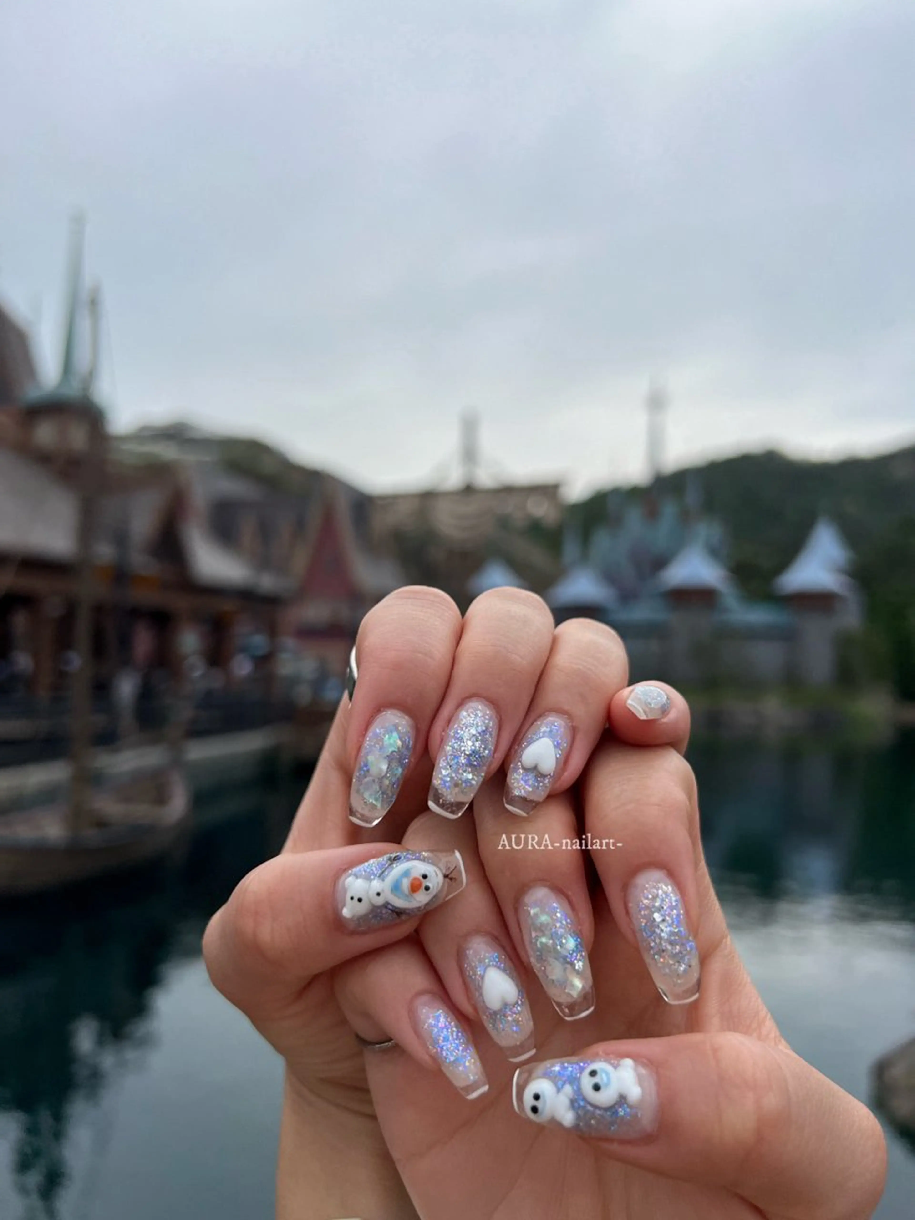 ネイル ハンドネイル AURA nailartのネイルデザイン