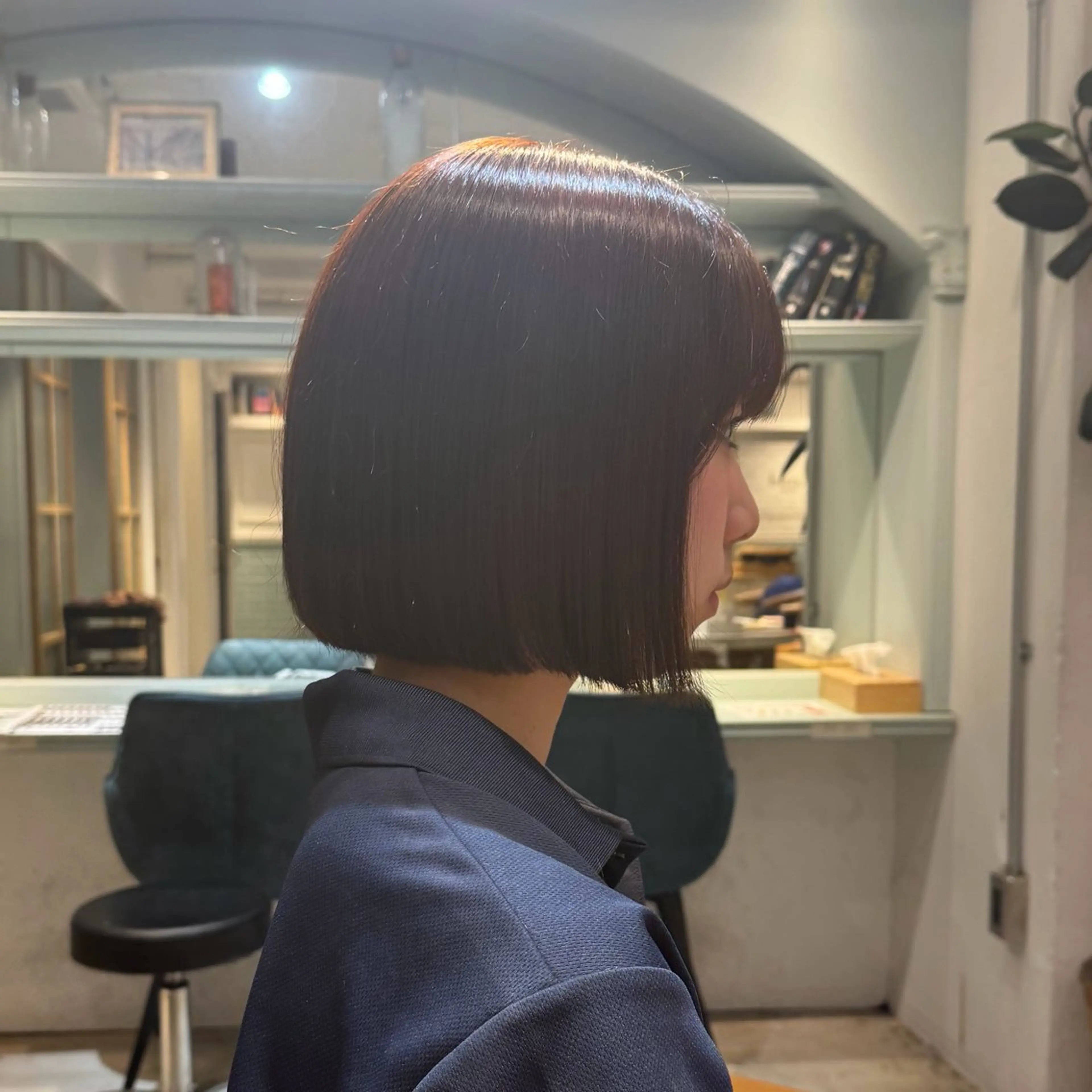 ミディアム ボブ 髪質改善 縮毛矯正 カット ヘアカラー トリートメント 髪質改善/ボブ /韓国/erikoのヘアスタイル