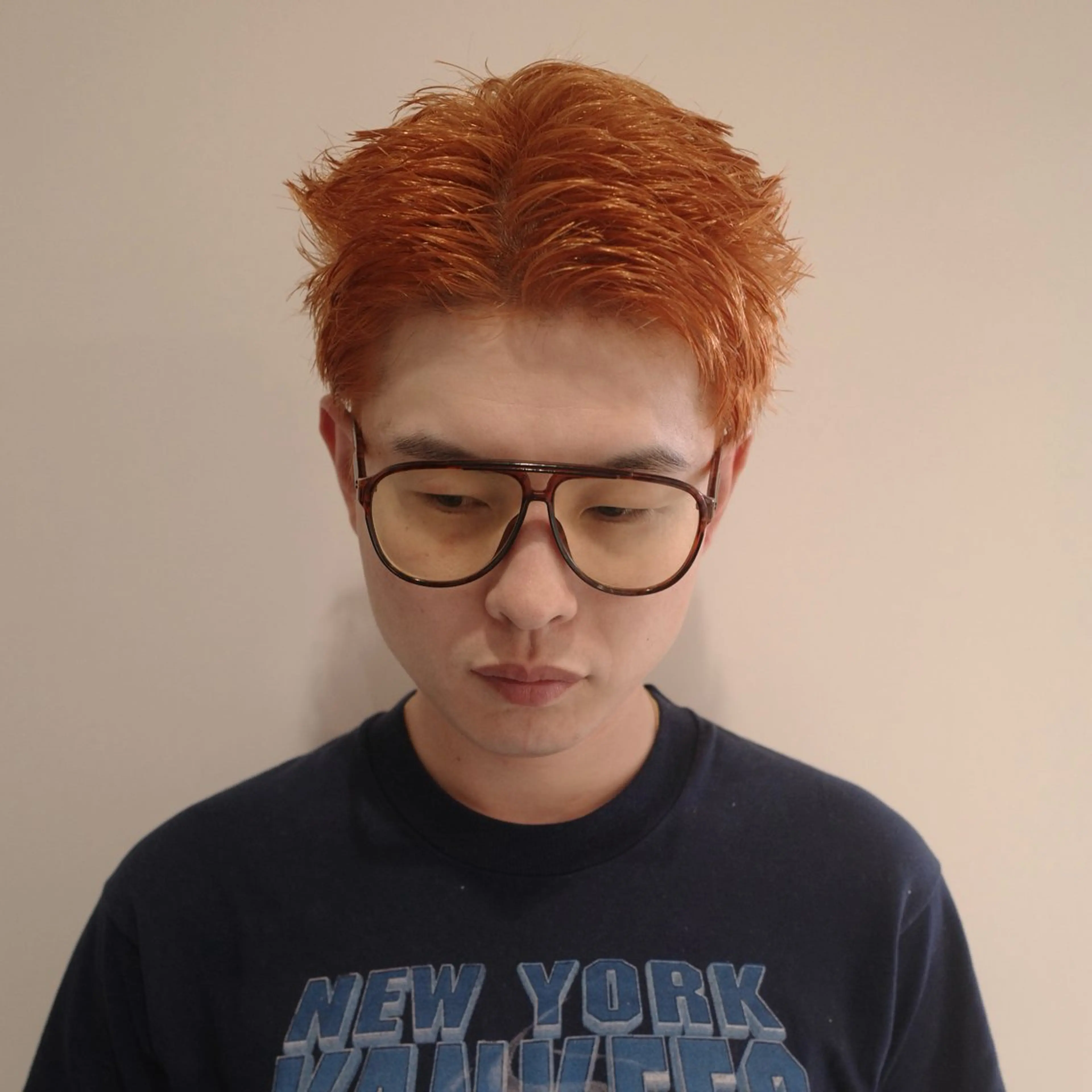 メンズ センターパート マッシュ メンズパーマ メンズショート スパイキーショート カット ヘアカラー メンズショート masakiのヘアスタイル
