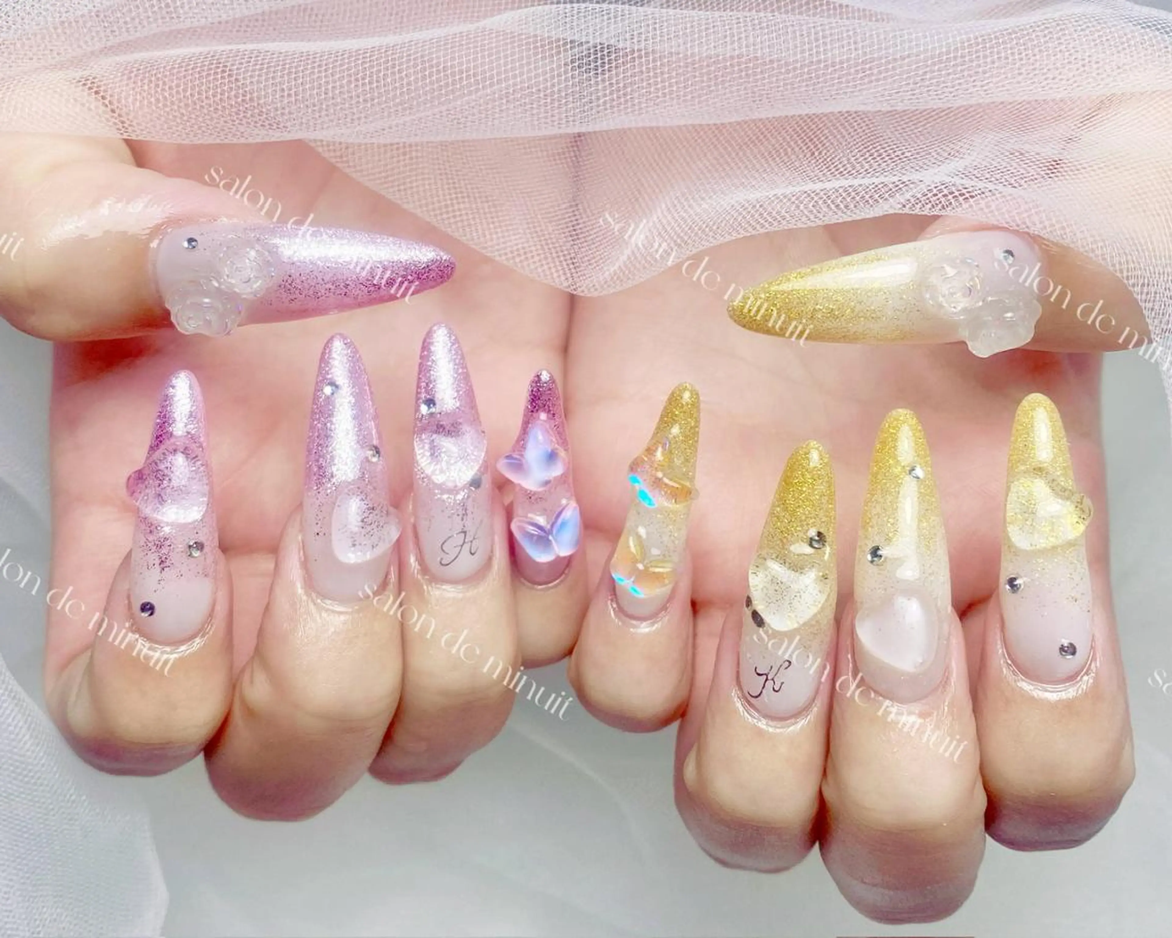 ネイル Salon de Minuit🦩のネイルデザイン