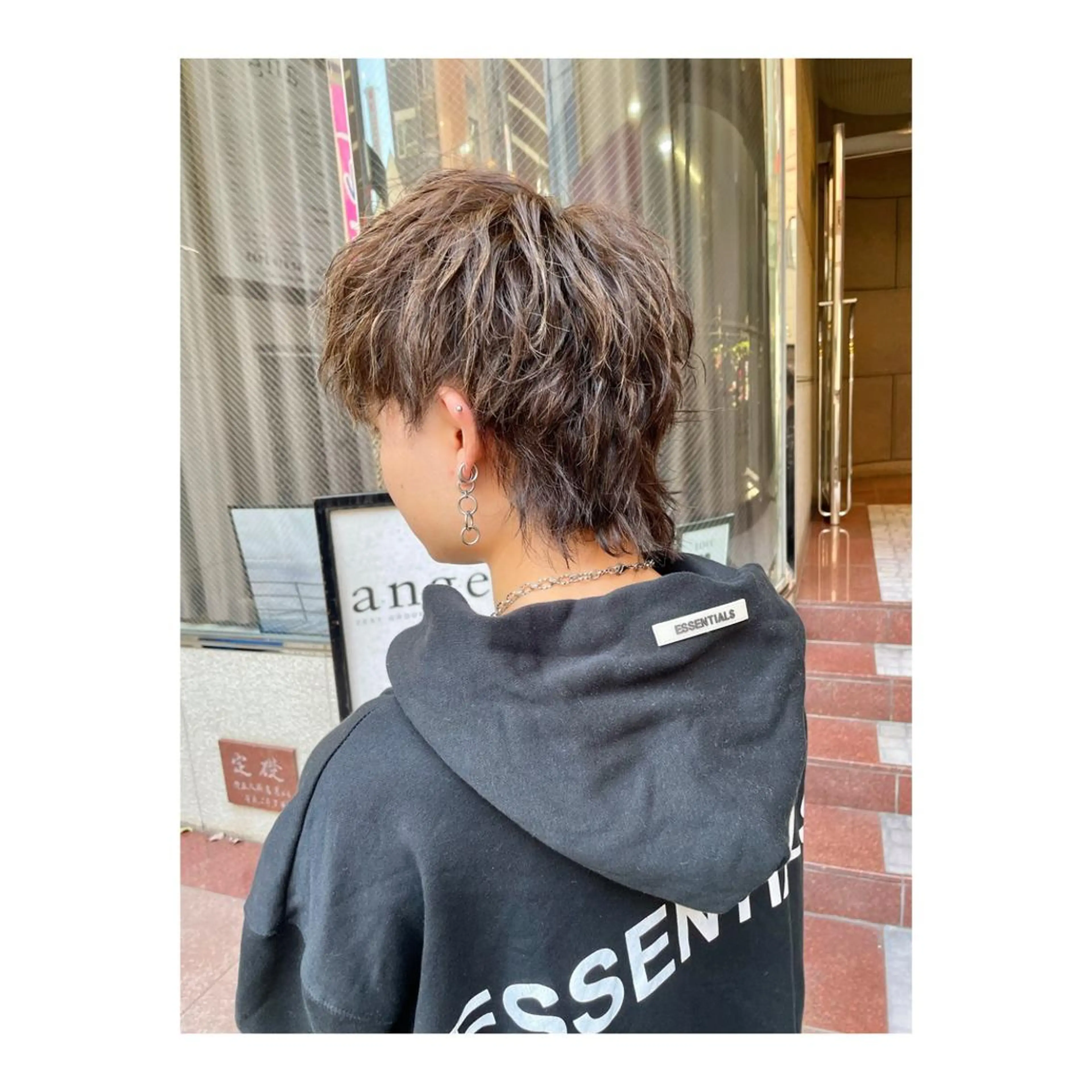 ショート パーマ メンズ カット パーマ ange☞ soutaのヘアスタイル