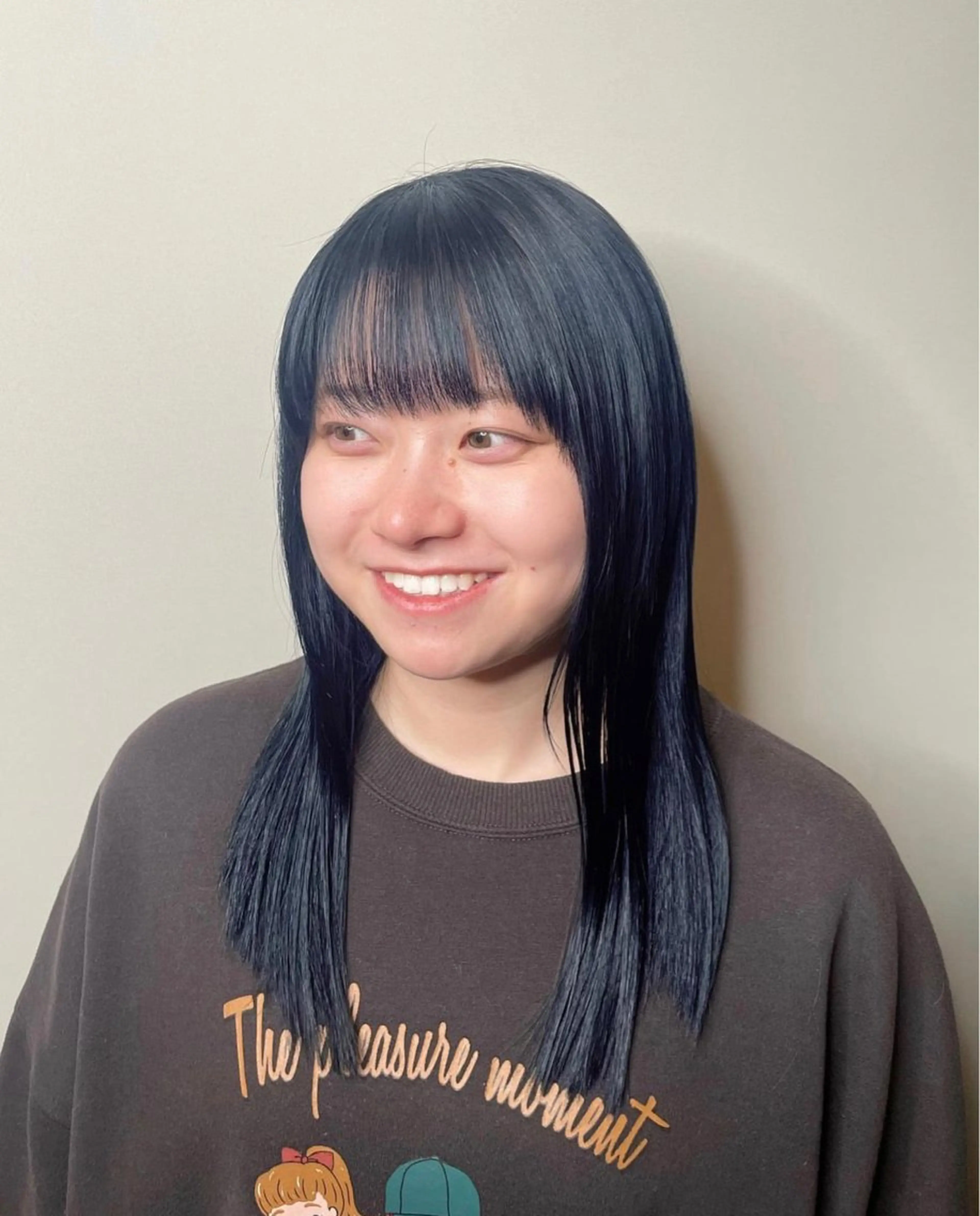 ロング カラー 坂本 かのんのヘアスタイル
