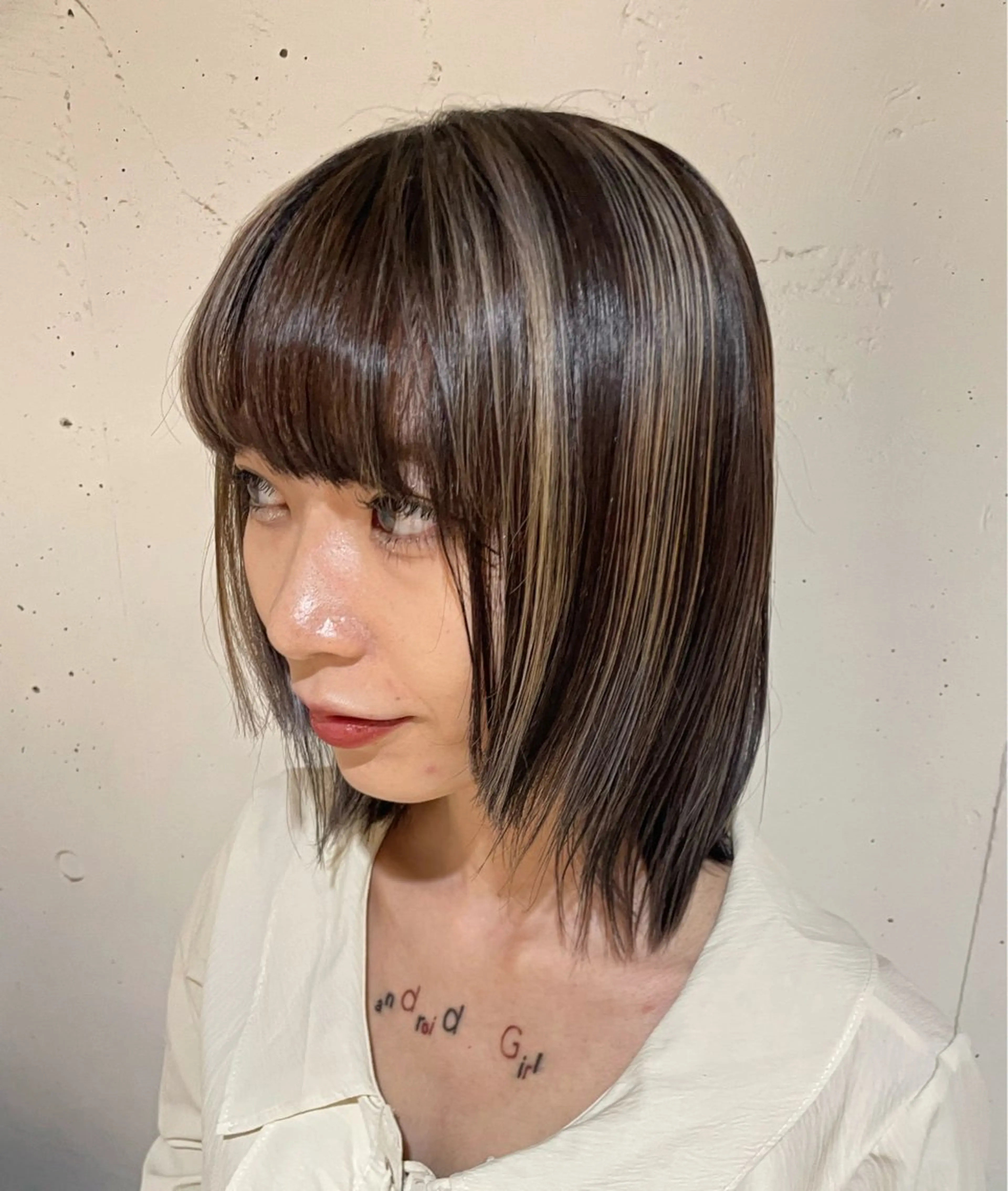 ミディアム 髪質改善/縮毛/新宿 🫧SUZUKA🫧のヘアスタイル