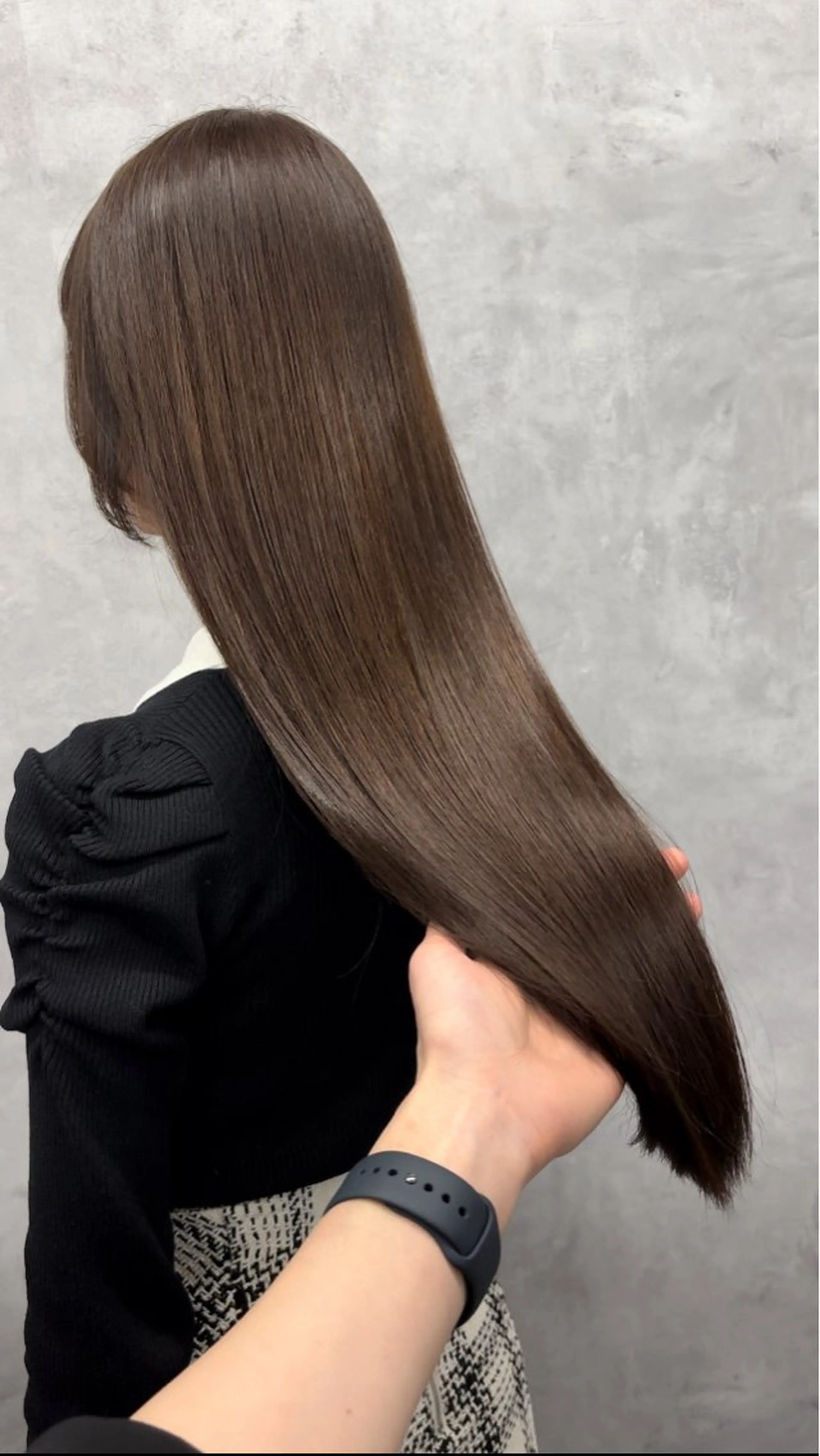 ロング カット ヘアカラー トリートメント NUMBER 天王寺YUYAのヘアスタイル