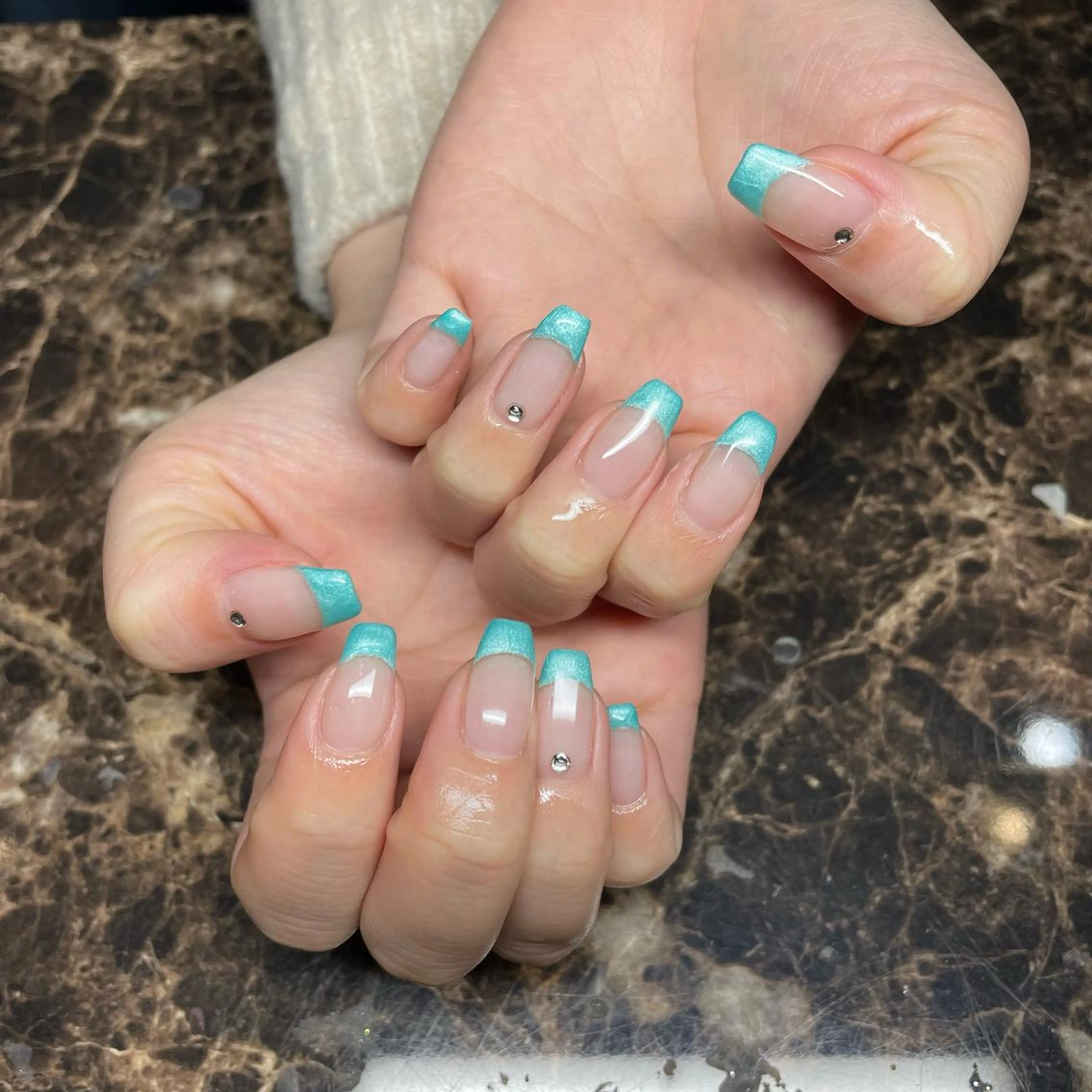 カラーグラデーションorフレンチ🧡(オフ有り)の写真