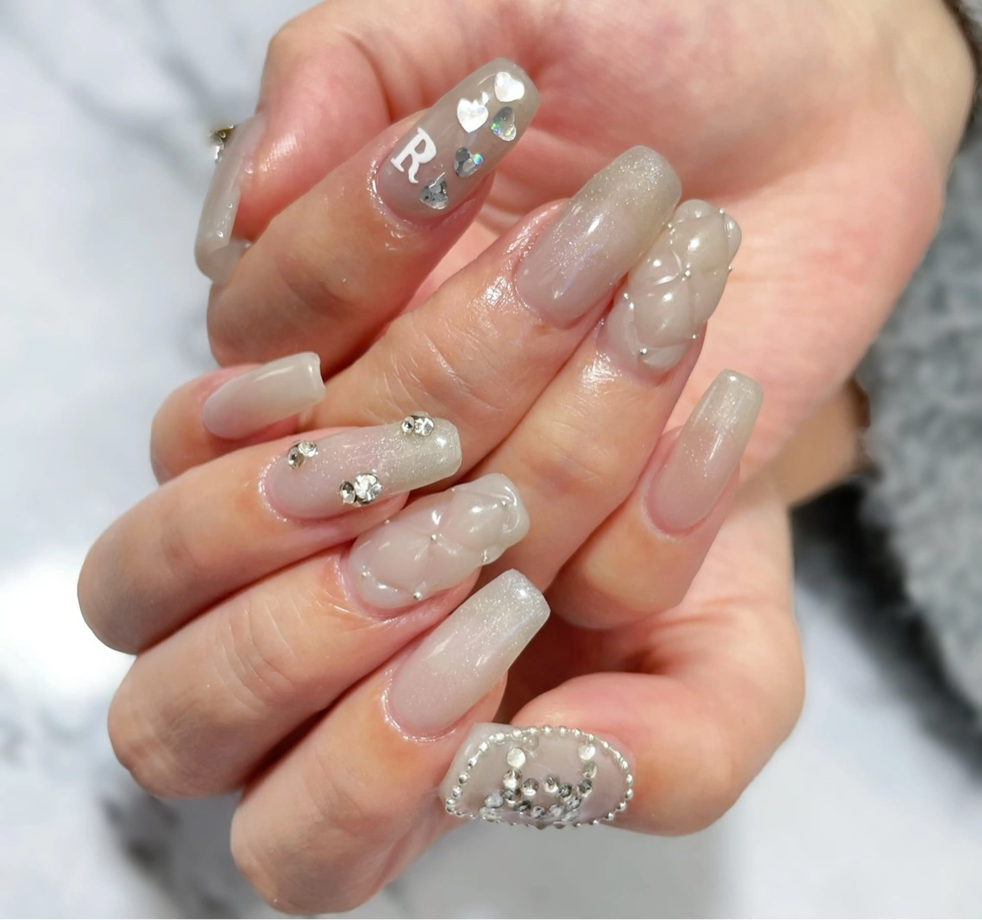 ネイル 持ち込み ハンドネイル S♡NAIL所属・S.NAIL Suuのネイルデザイン