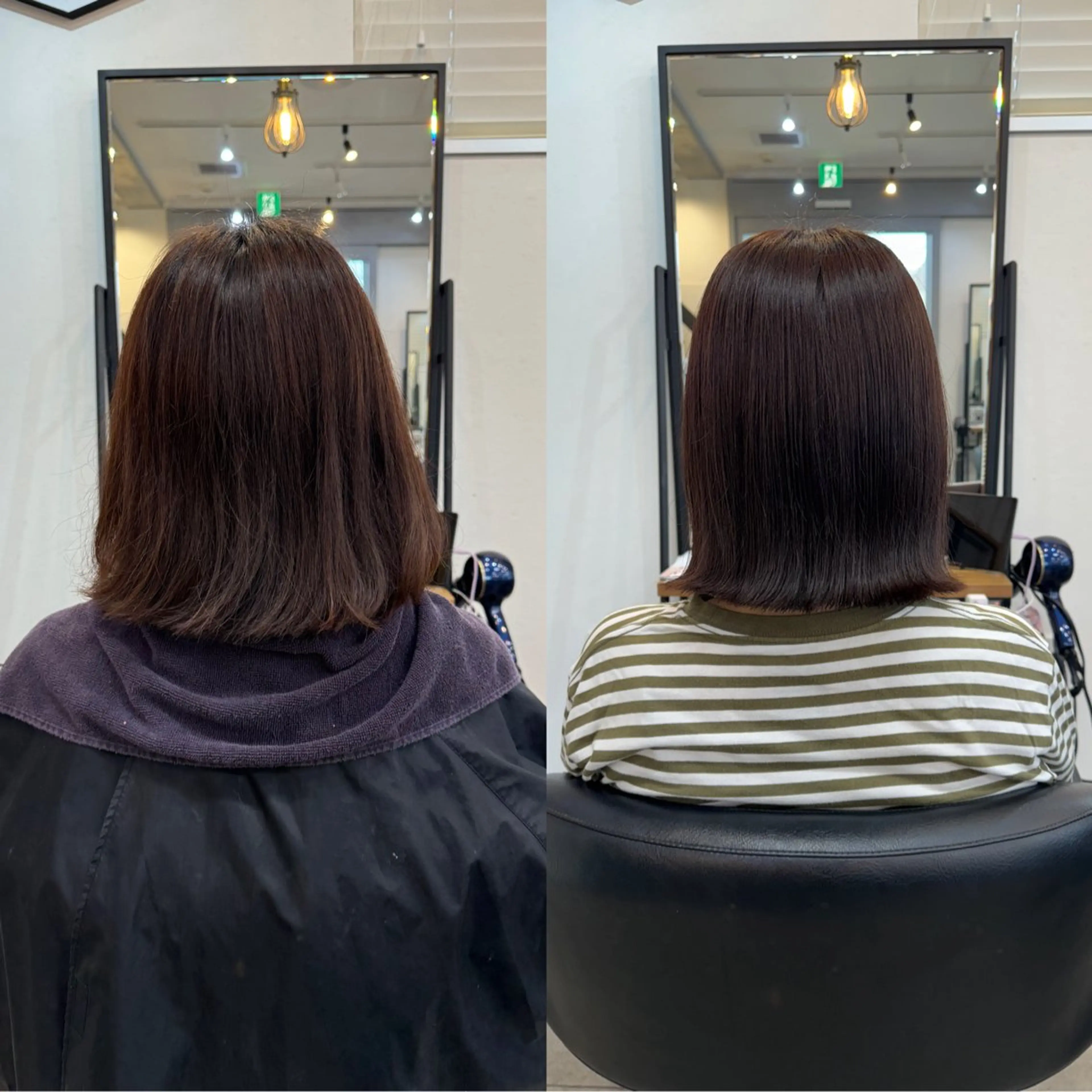 ショート カラー ヘアカラー トリートメント 髙橋 李里亜のヘアスタイル