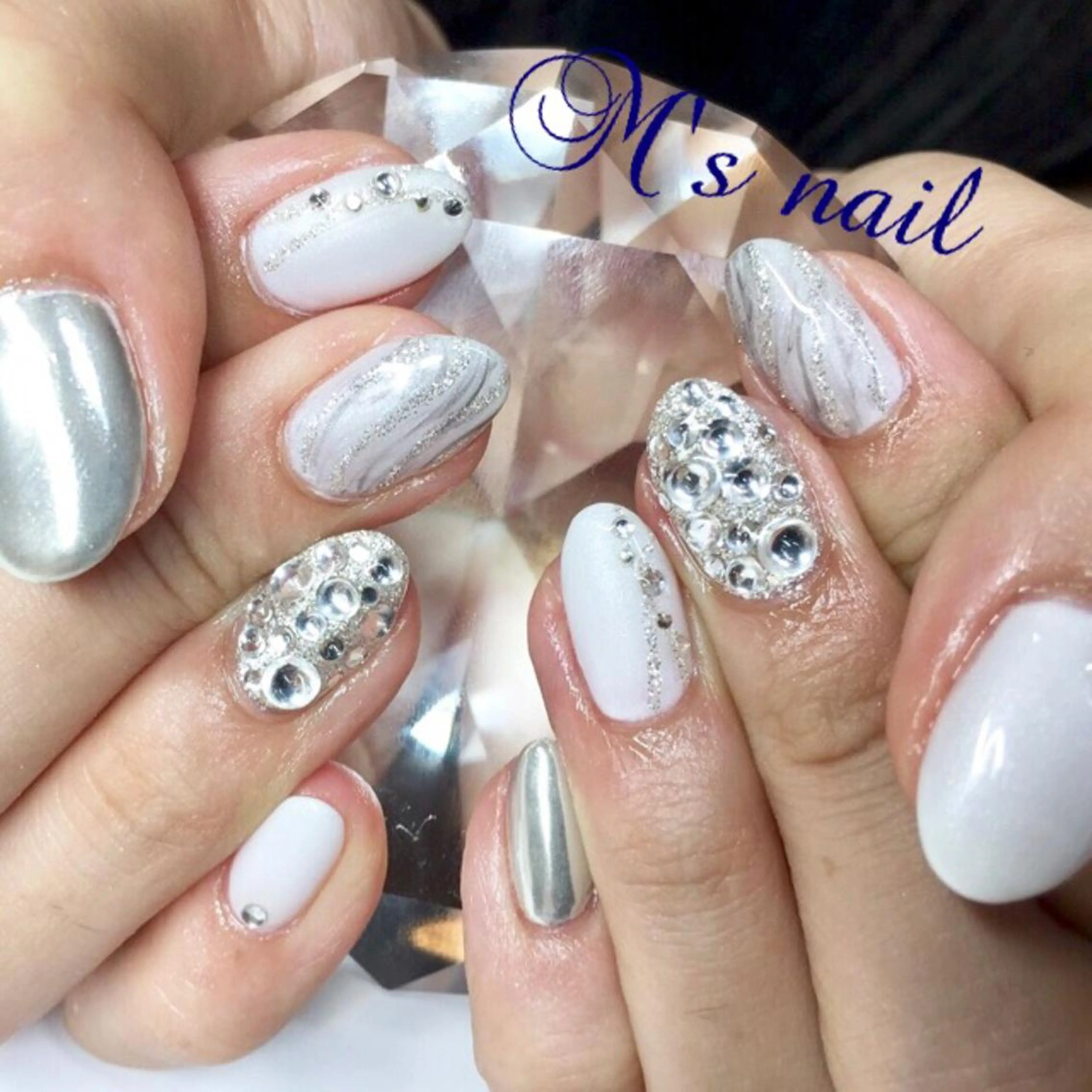 ネイル ミラーネイル M's nail所属・M's nail ..のネイルデザイン