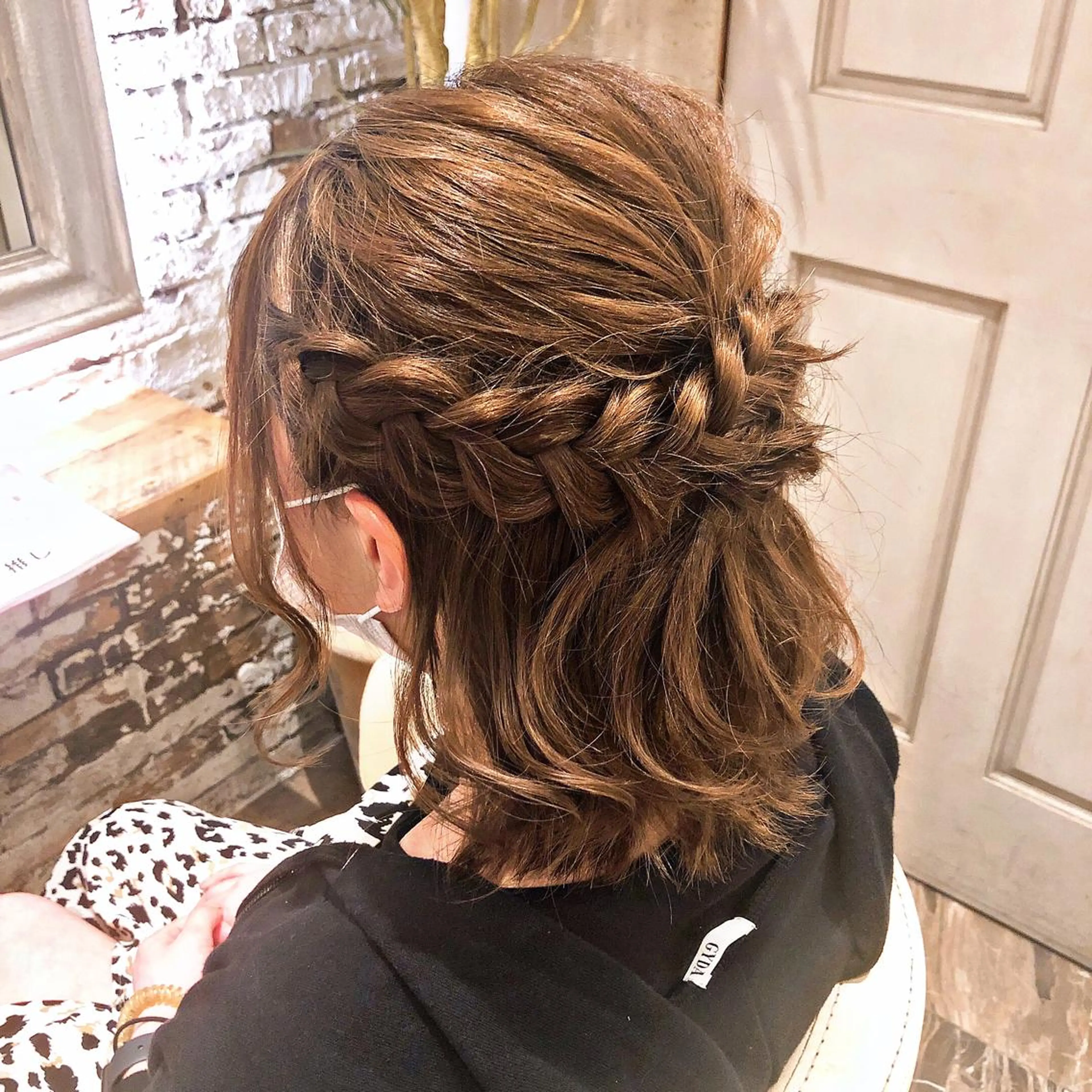ミディアム ヘアセット Hair salon mutto所属・似合わせスタイル 🌹mao🌹のヘアスタイル