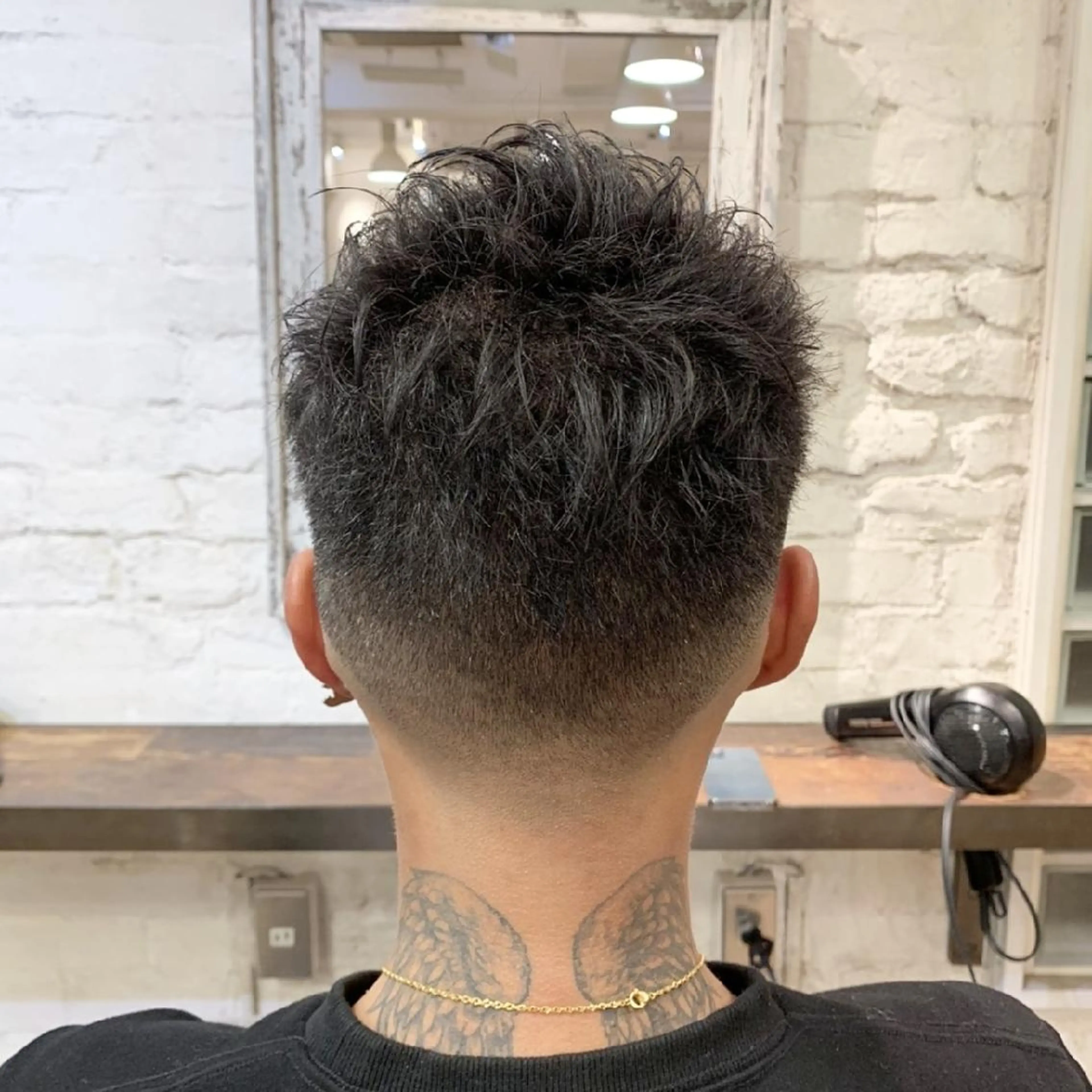 ショート メンズ カット Hair make ONE  008所属・メンズ/フェード/ バーバー/盛山大地のヘアスタイル