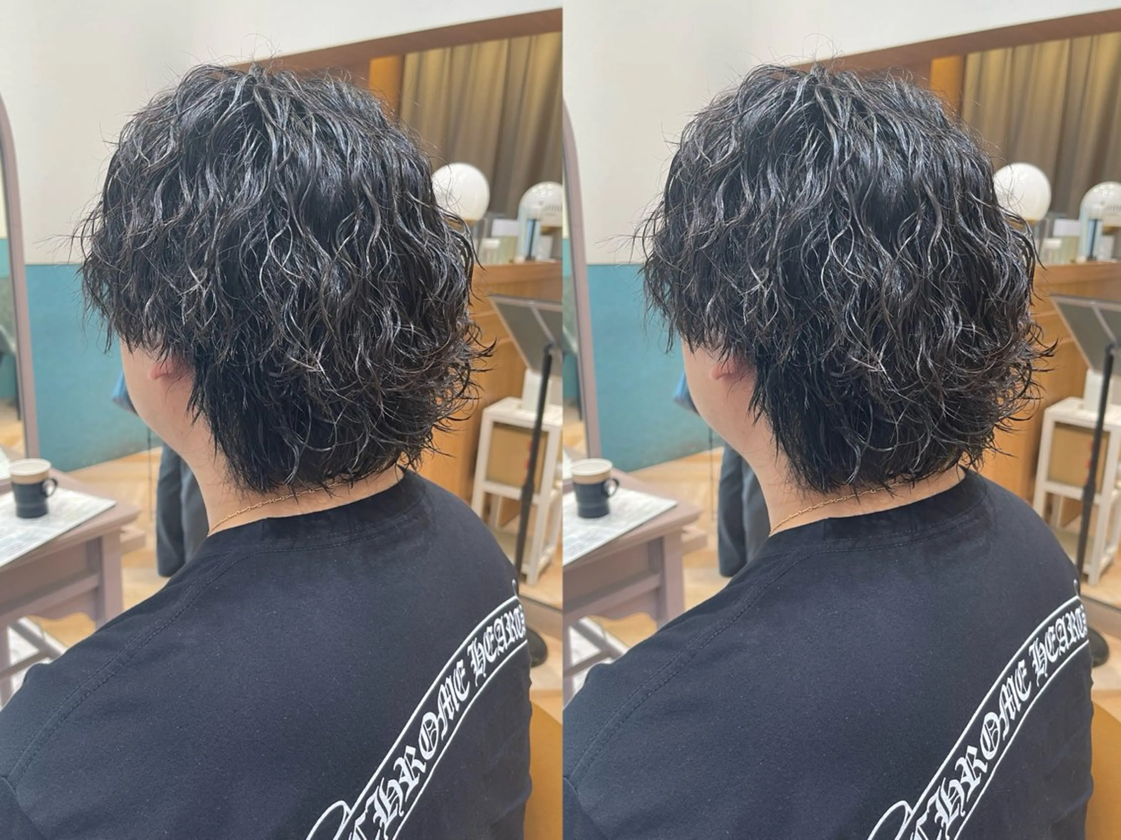 パーマ メンズ カット パーマ 🫧学生人気NO1. としき/立川のヘアスタイル