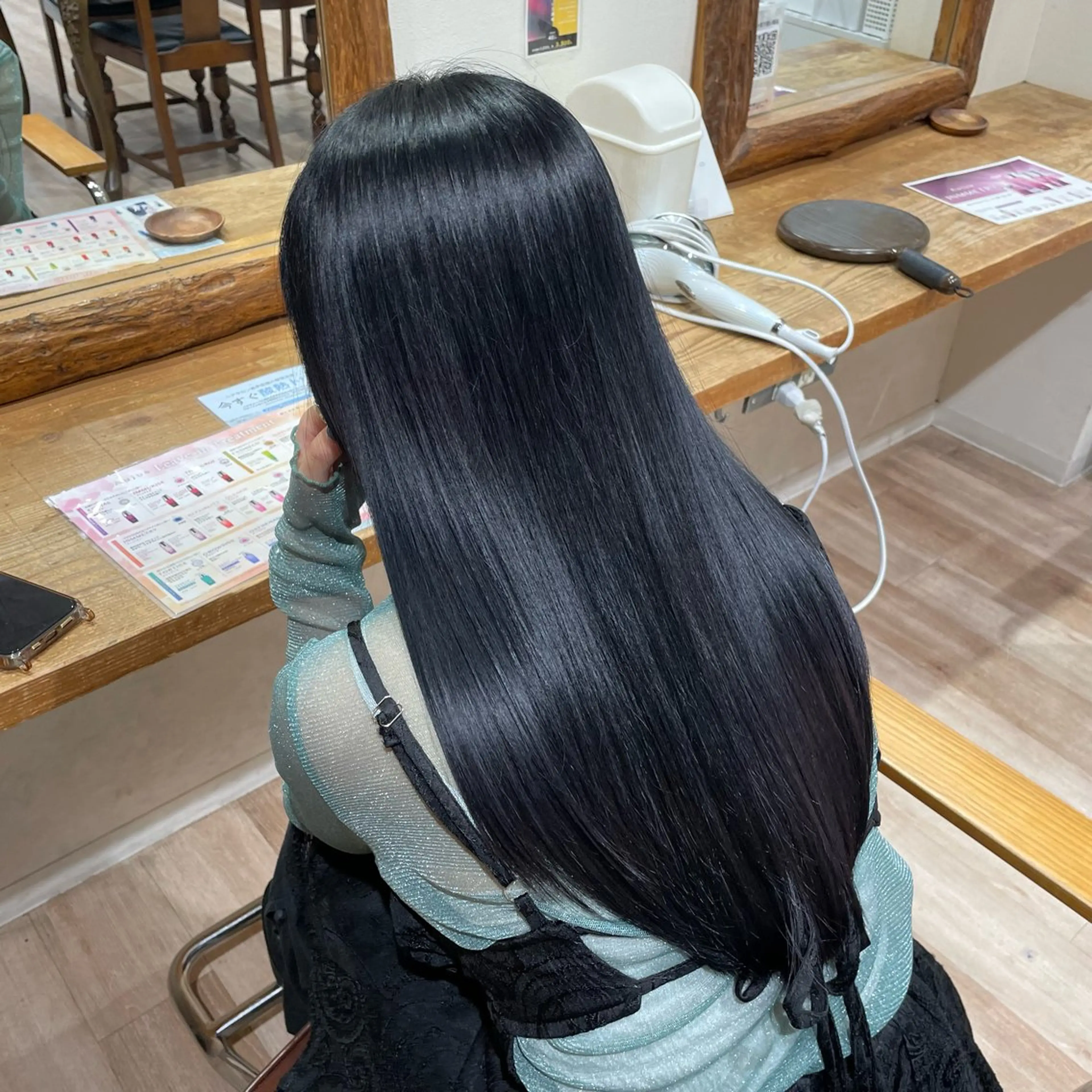ロング カラー ヘアカラー 【nail /暖色 カラー】ナナコ🎀のネイルデザイン