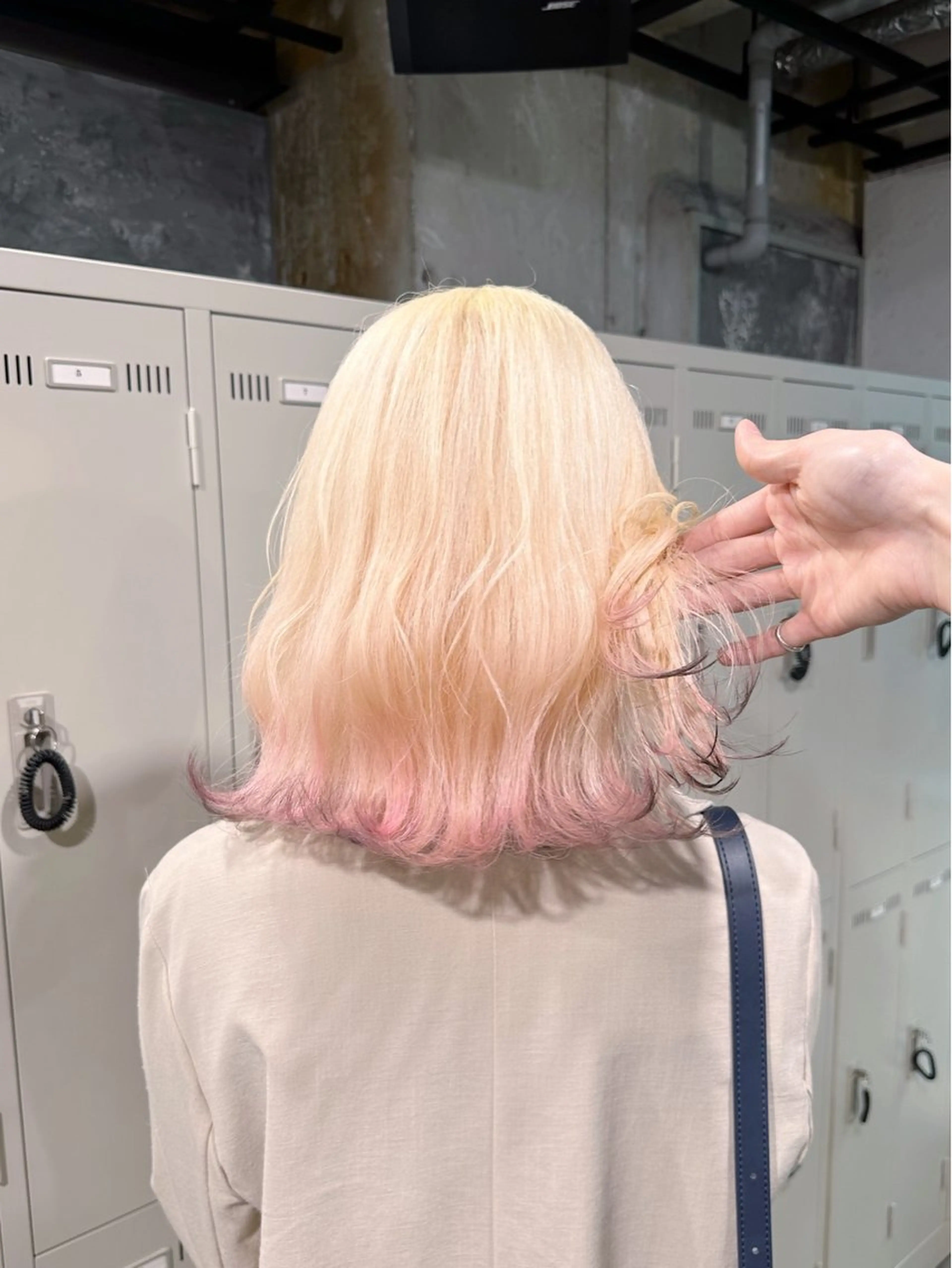 ミディアム カラー ヘアカラー トリートメント EGO Top stylistのヘアスタイル