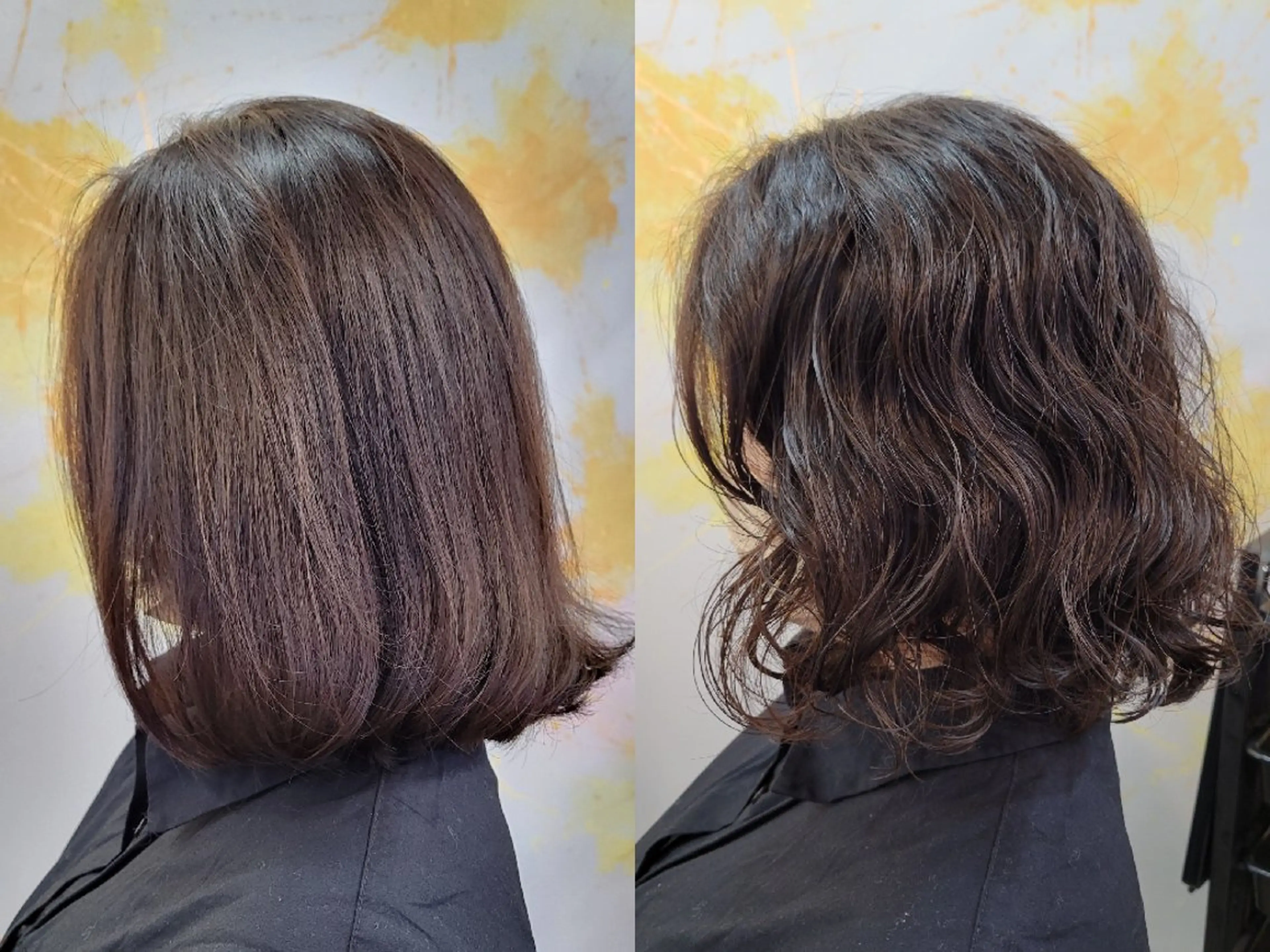 ミディアム ミディアムパーマ ボブ Beauty Salon Link所属・野村 果音(カノン)のヘアスタイル