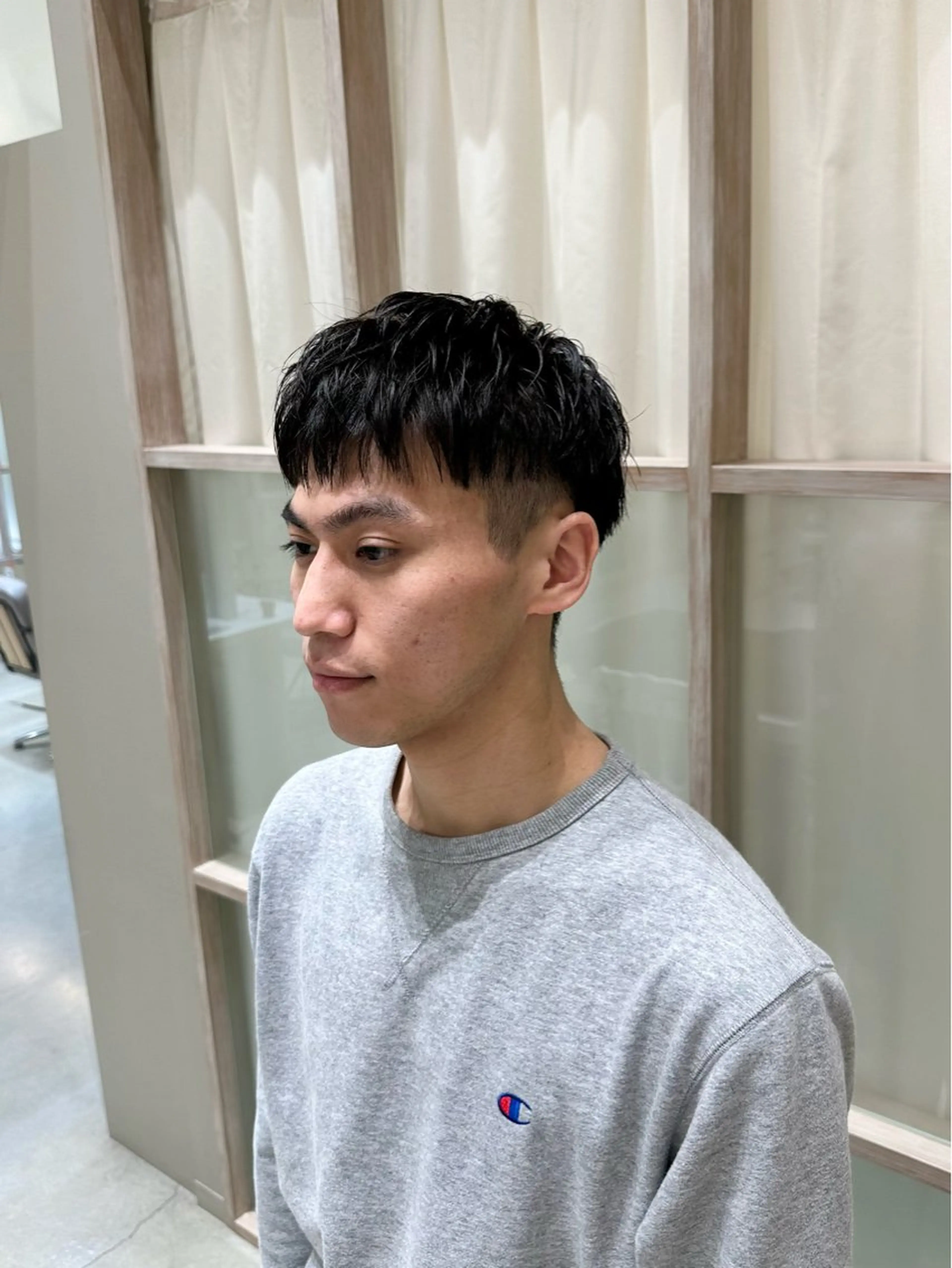 メンズ N,SOL / 岩上 新大のヘアスタイル