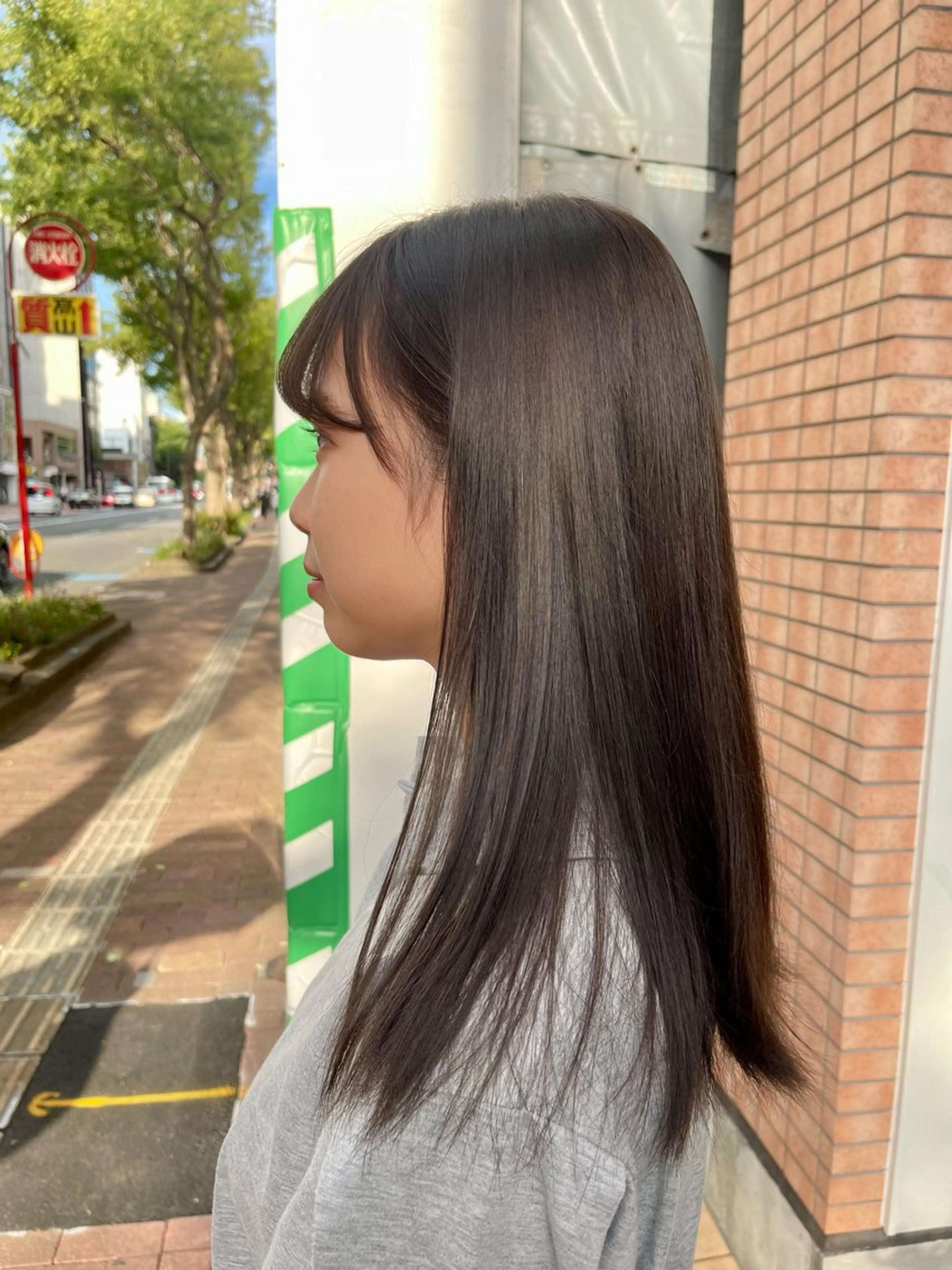 セミロング ヘアカラー トリートメント 園田 渉 ◤SHIKIO◢のヘアスタイル