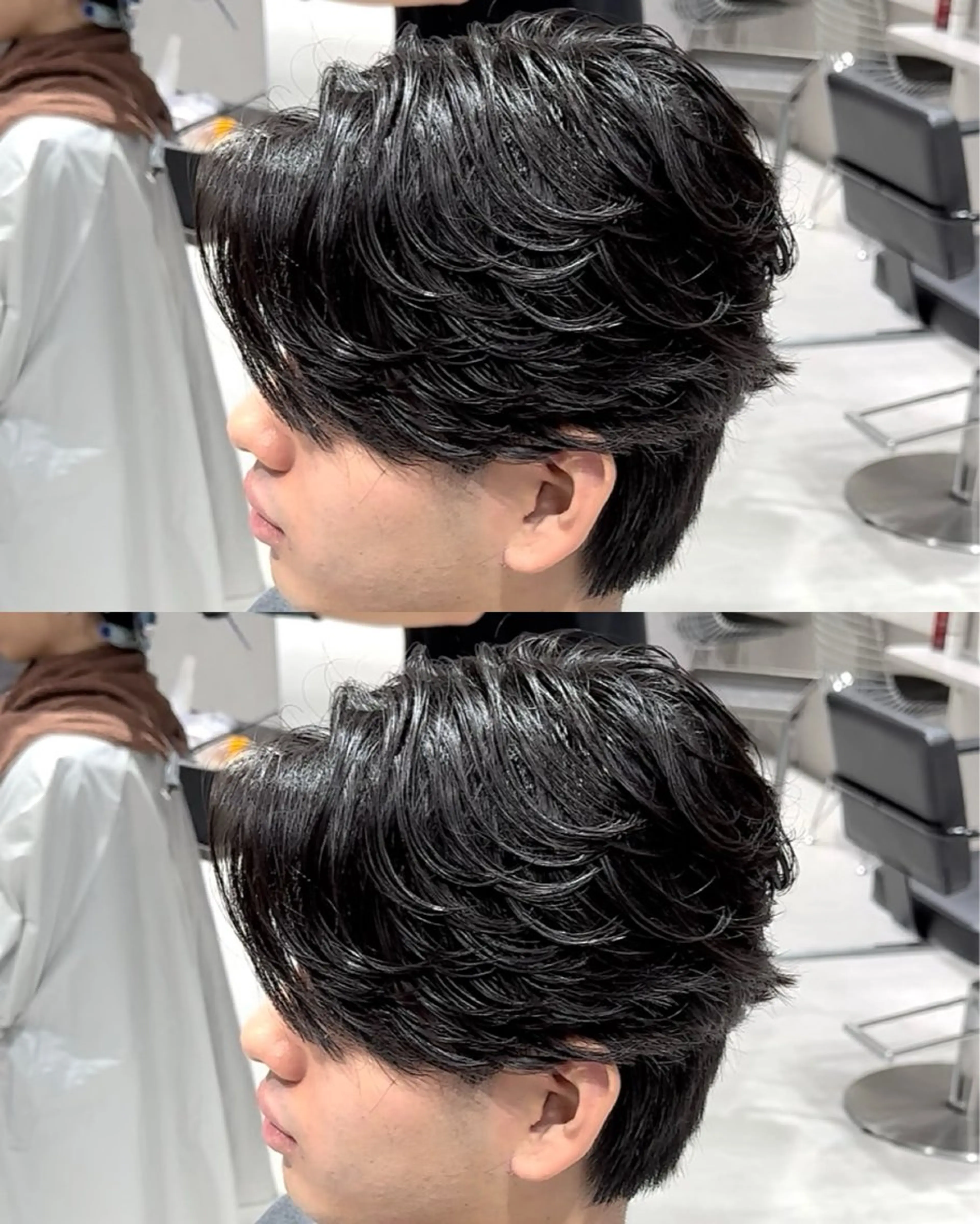 ショート パーマ メンズ カット パーマ 🍀メンズパーマ職人 池袋🍀Yuraのヘアスタイル