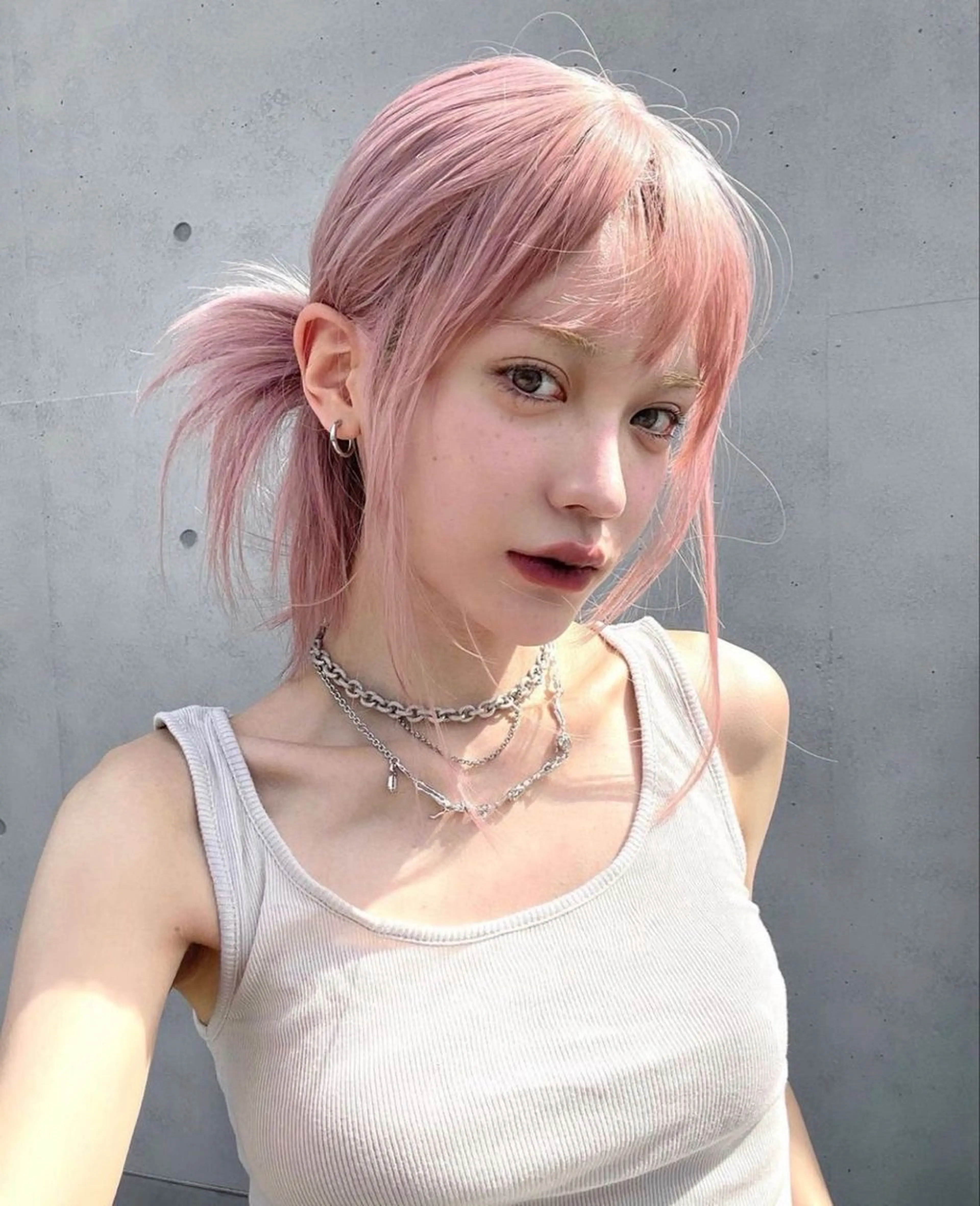 カラー モテガーリー🎀ピン クヘア/SHIONEのヘアスタイル