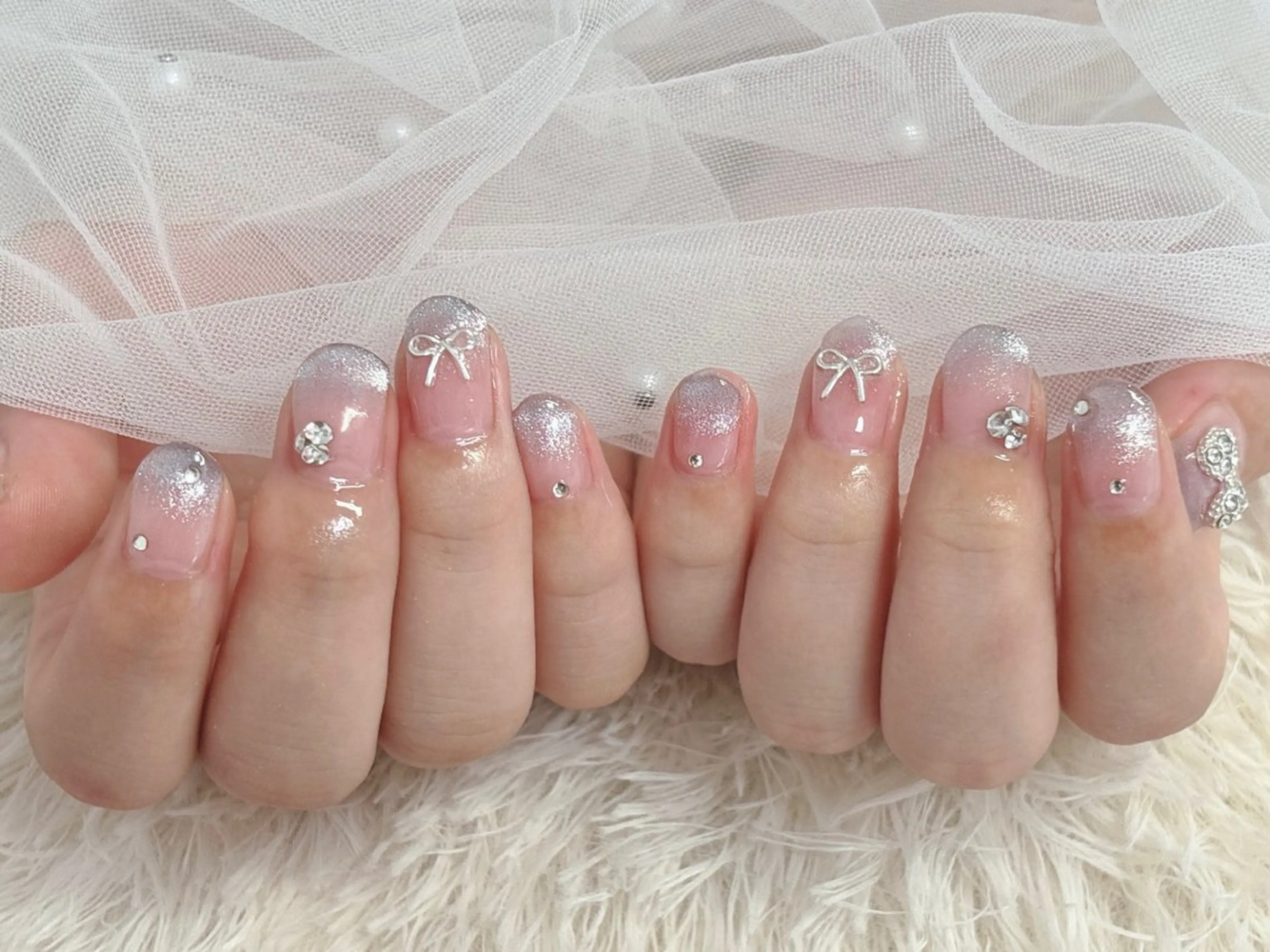 ネイル マグネットネイル ハンドネイル nail salon はるりのネイルデザイン